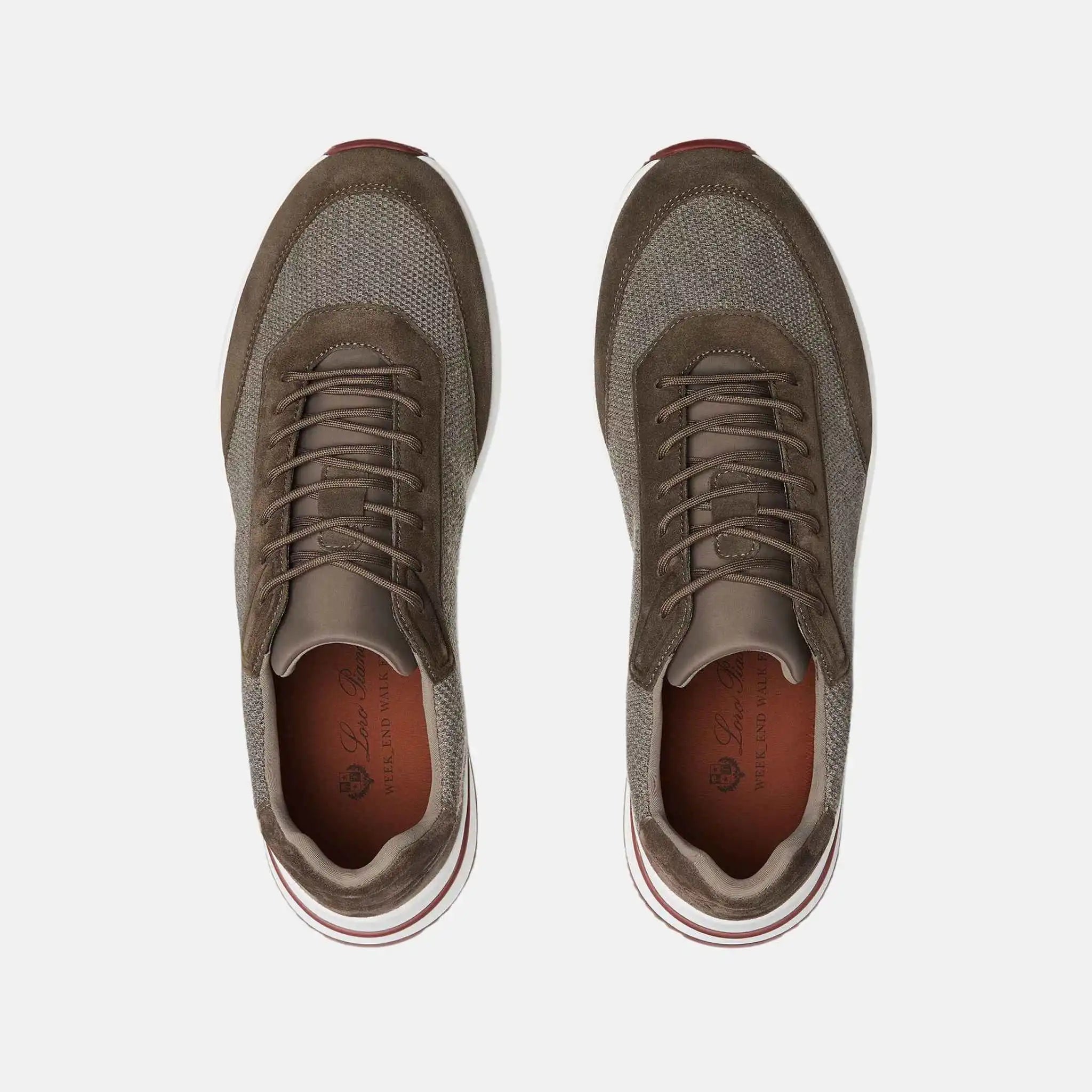 Loro Piana Week End Walk Sneaker Pecora Nera, May Field, Top