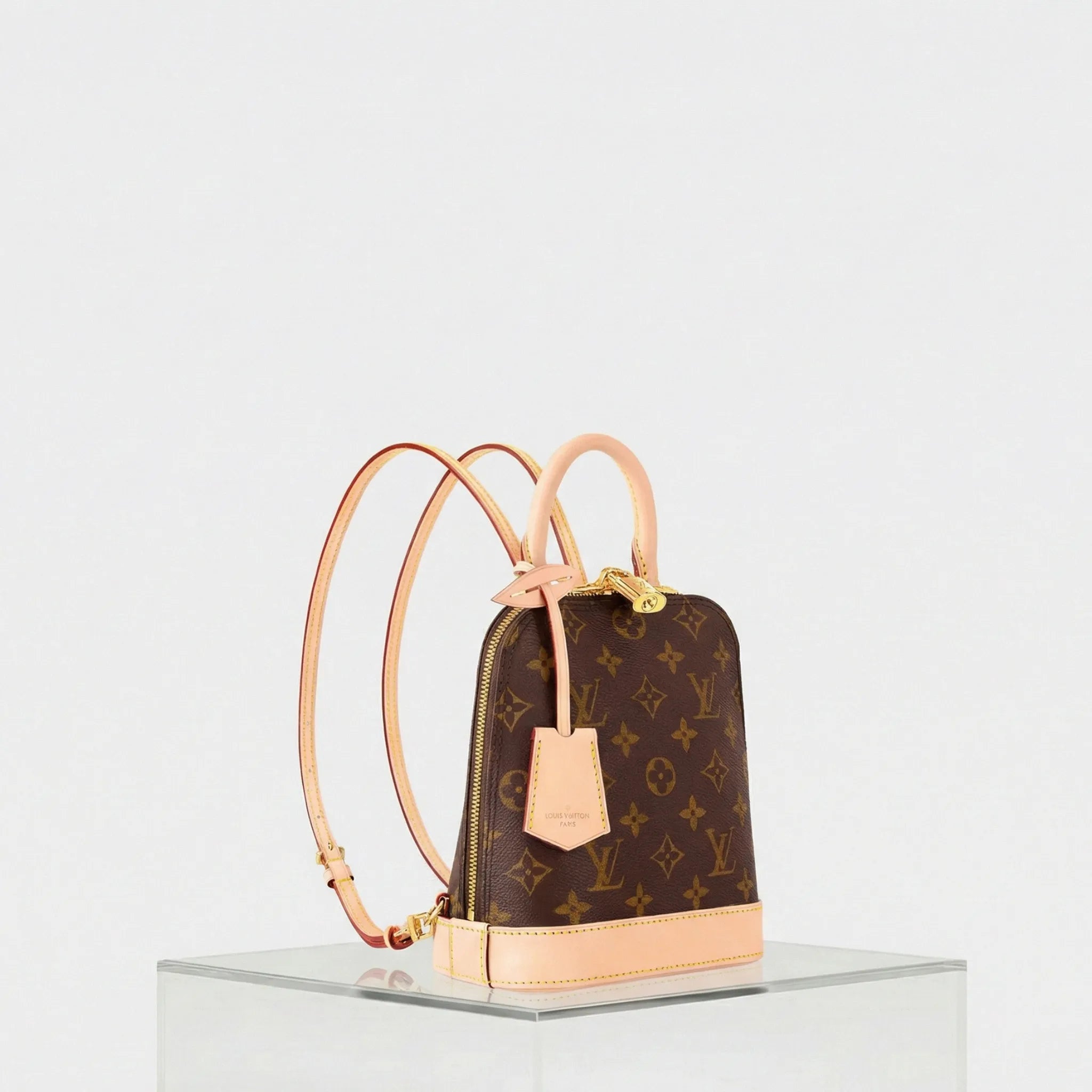 Louis Vuitton Alma Backpack Monogram Canvas, Side