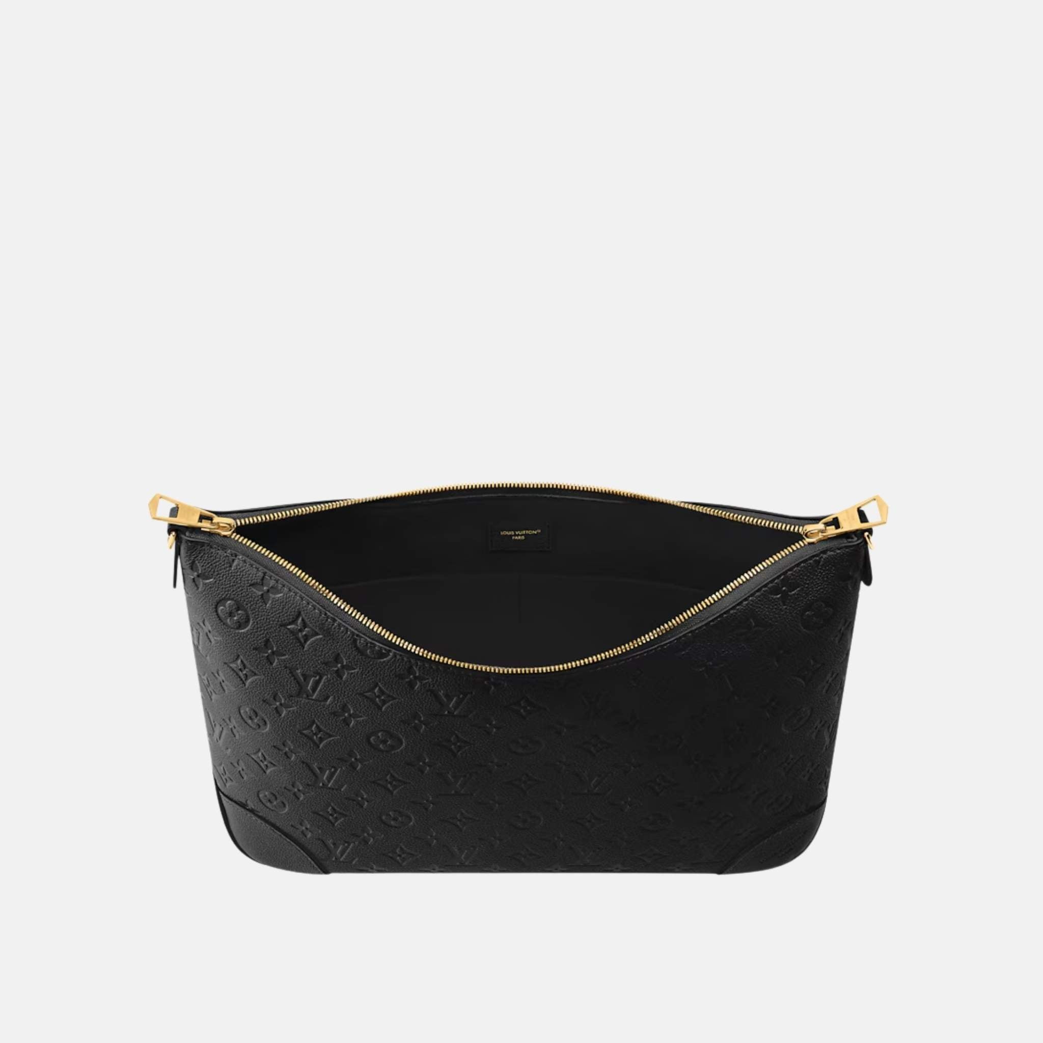 Louis Vuitton Boulogne GM Bag, Black, Inside