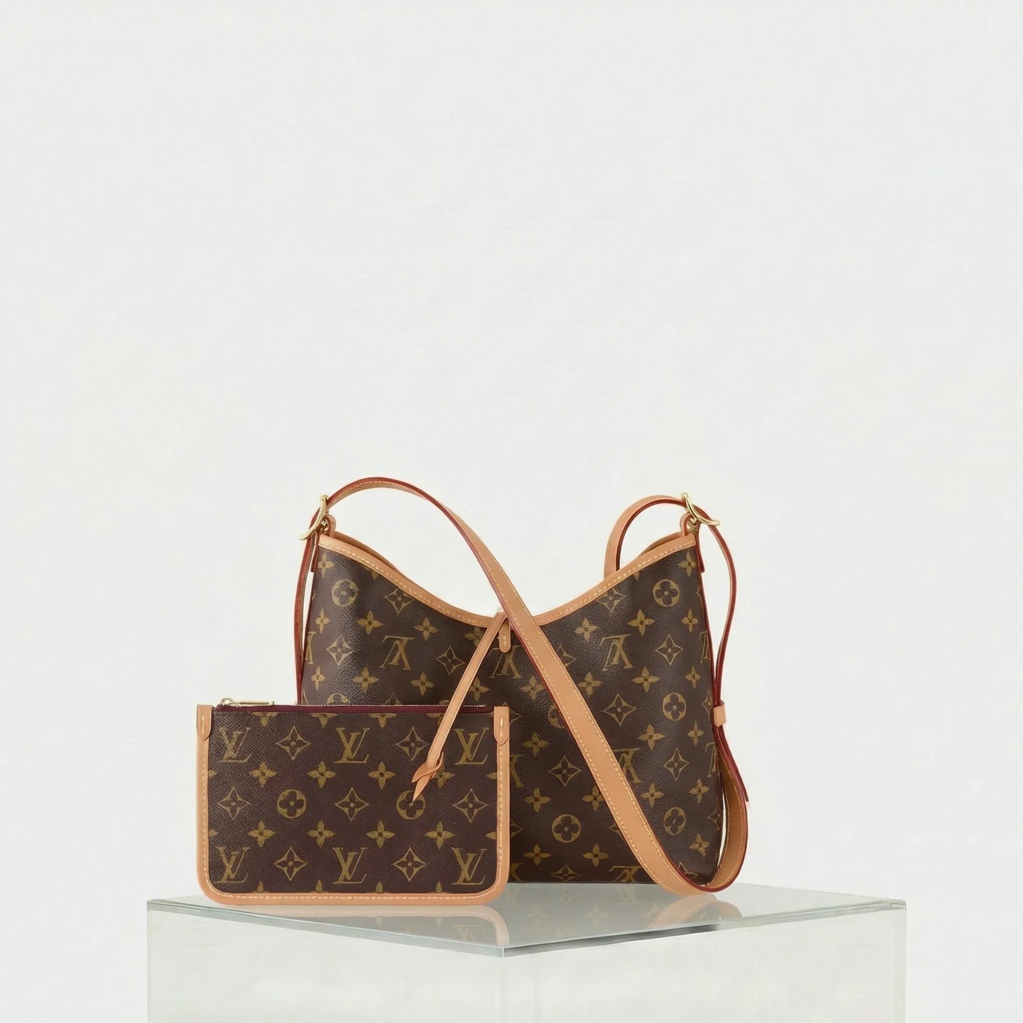Louis Vuitton Montsouris MM Bag with Pouch