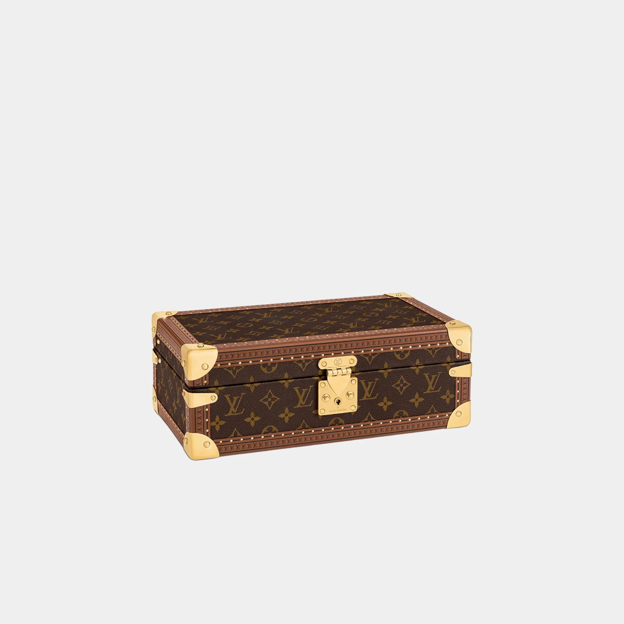 Louis Vuitton Coffret 8 Montres in Monogram Canvas, Rouge Fusion, Side