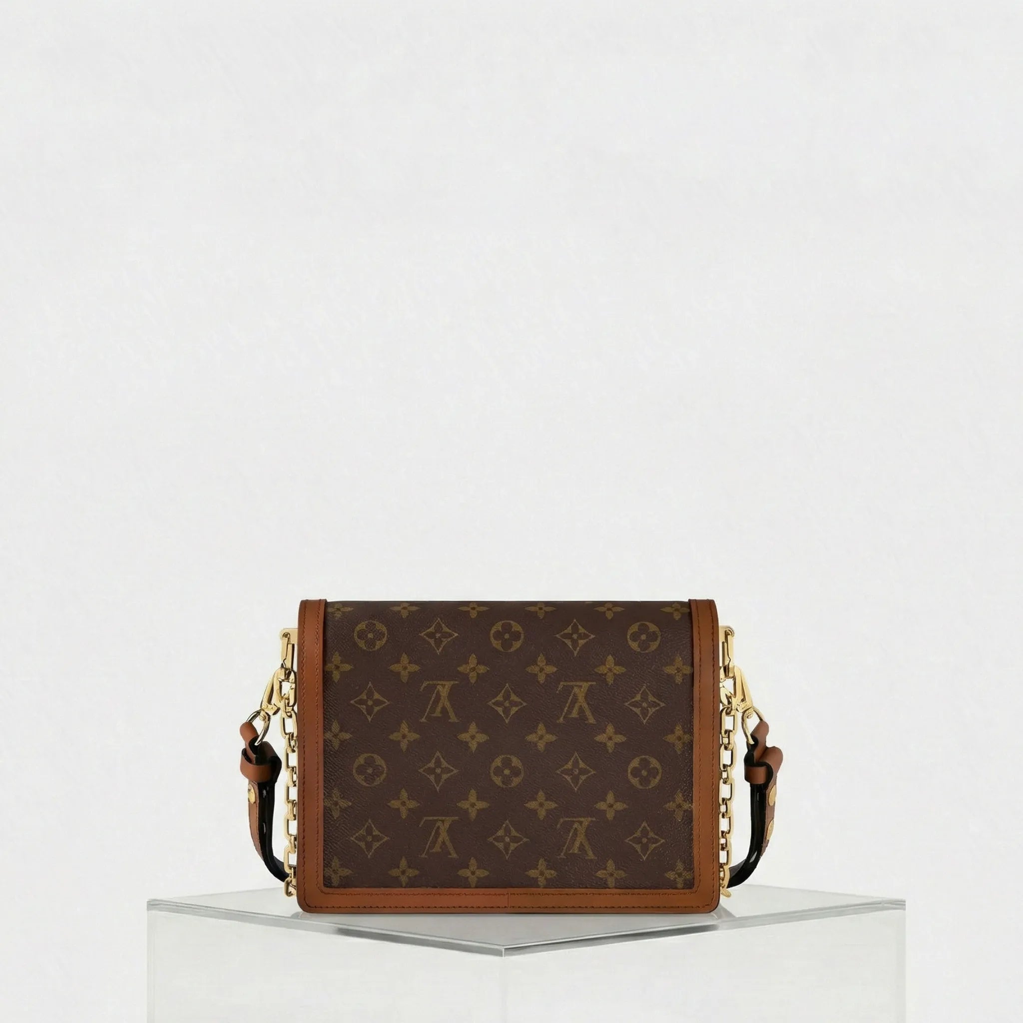 Louis Vuitton Dauphine MM Bag Monogram and Monogram Reverse Canvas, Back