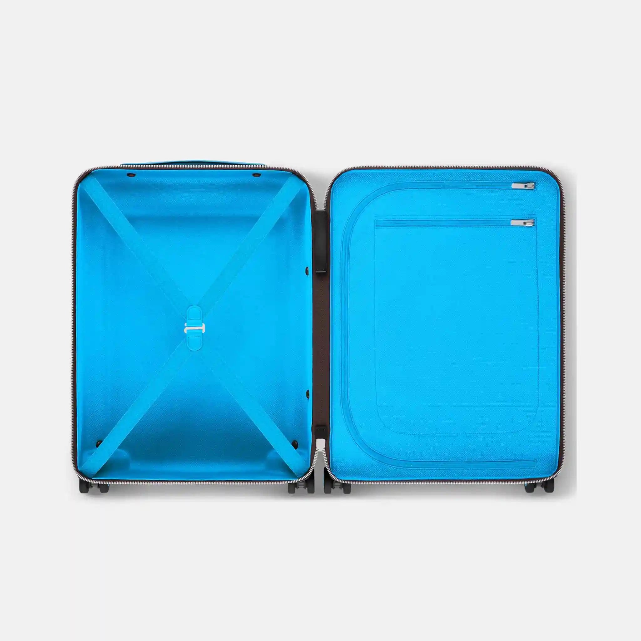 Louis Vuitton Horizon 55 Monogram Canvas With Vibrant Color, Blue, Interior