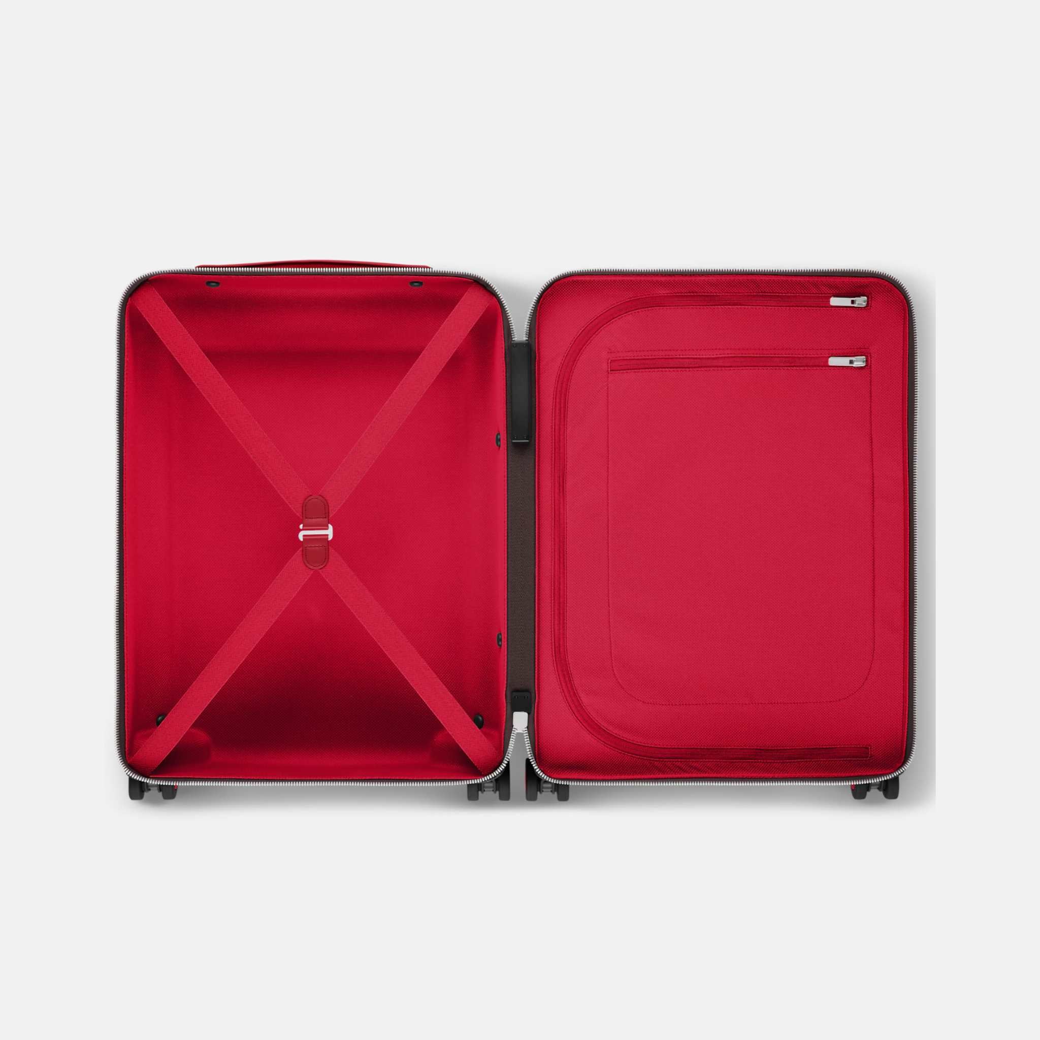 Louis Vuitton Horizon 55 Monogram Canvas With Vibrant Color, Red, Interior