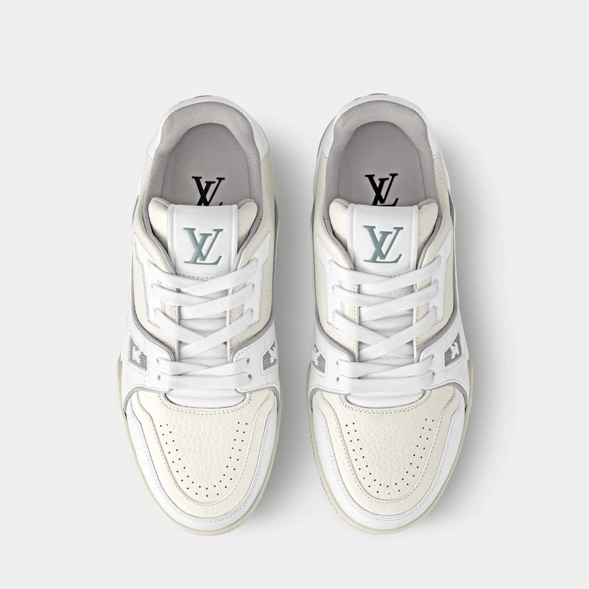 LV Trainer Sneaker, White, Top