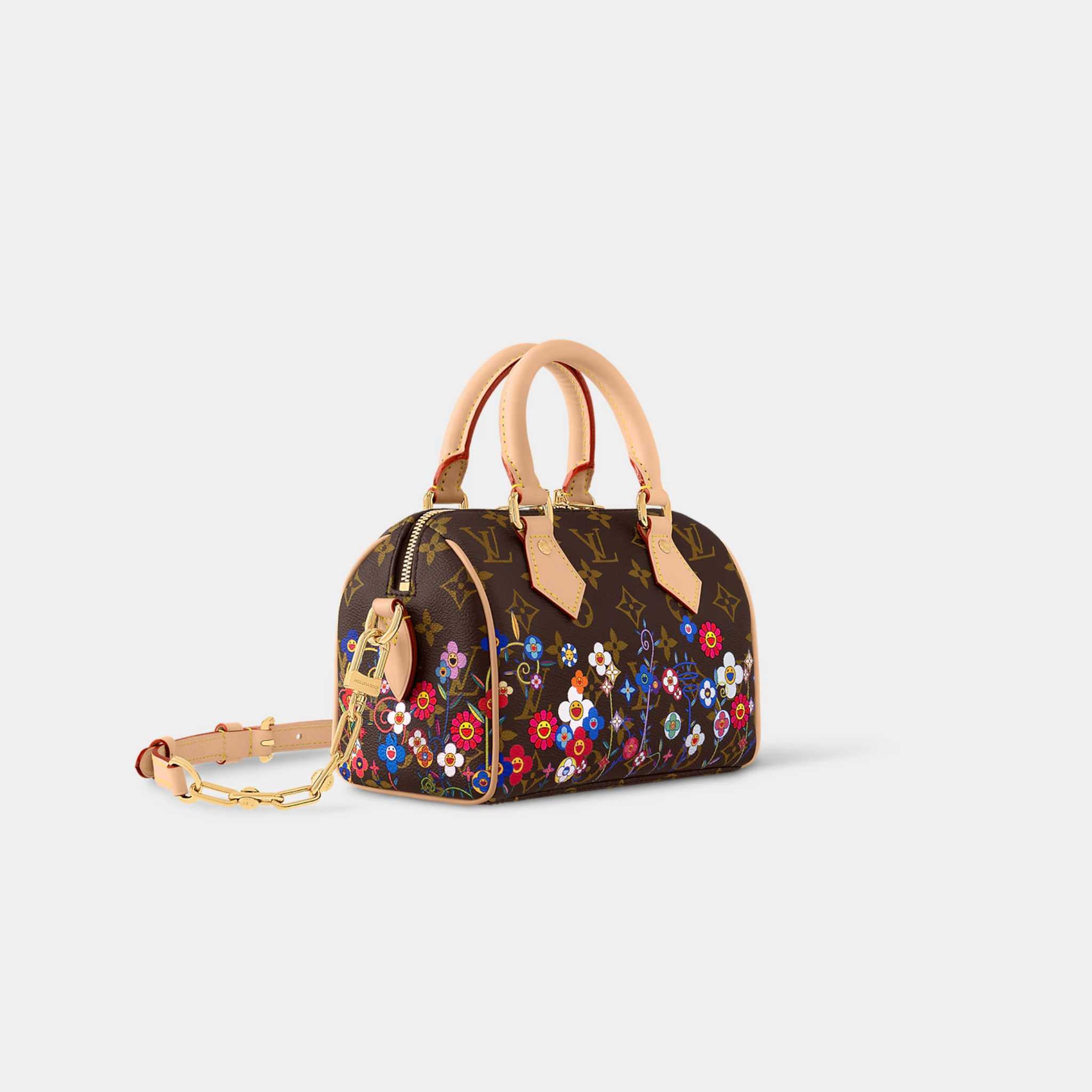 Louis Vuitton LV x TM Speedy Bandoulière 20 Handbag, Side