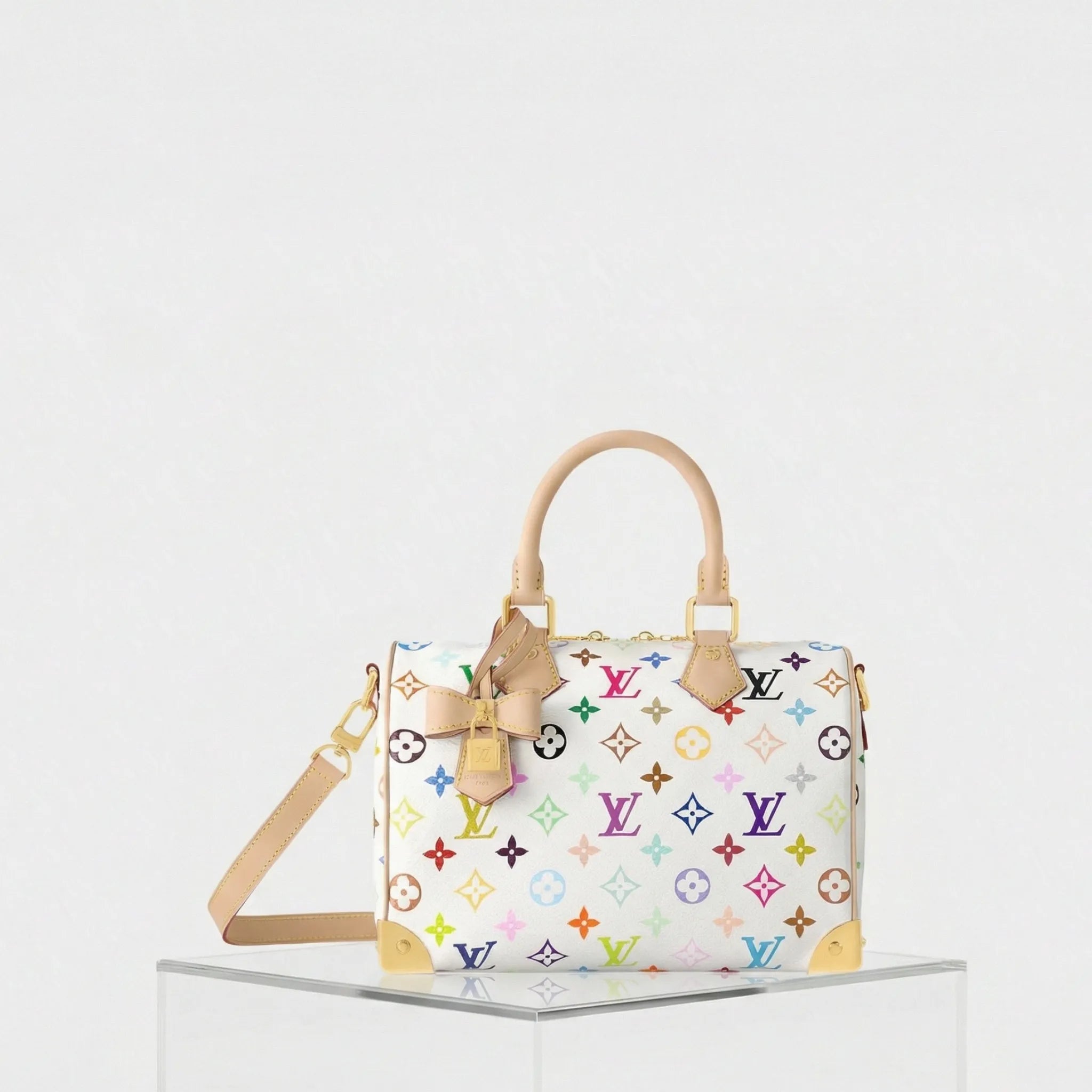 Louis Vuitton LV x TM Speedy Bandoulière 25 Handbag, Front