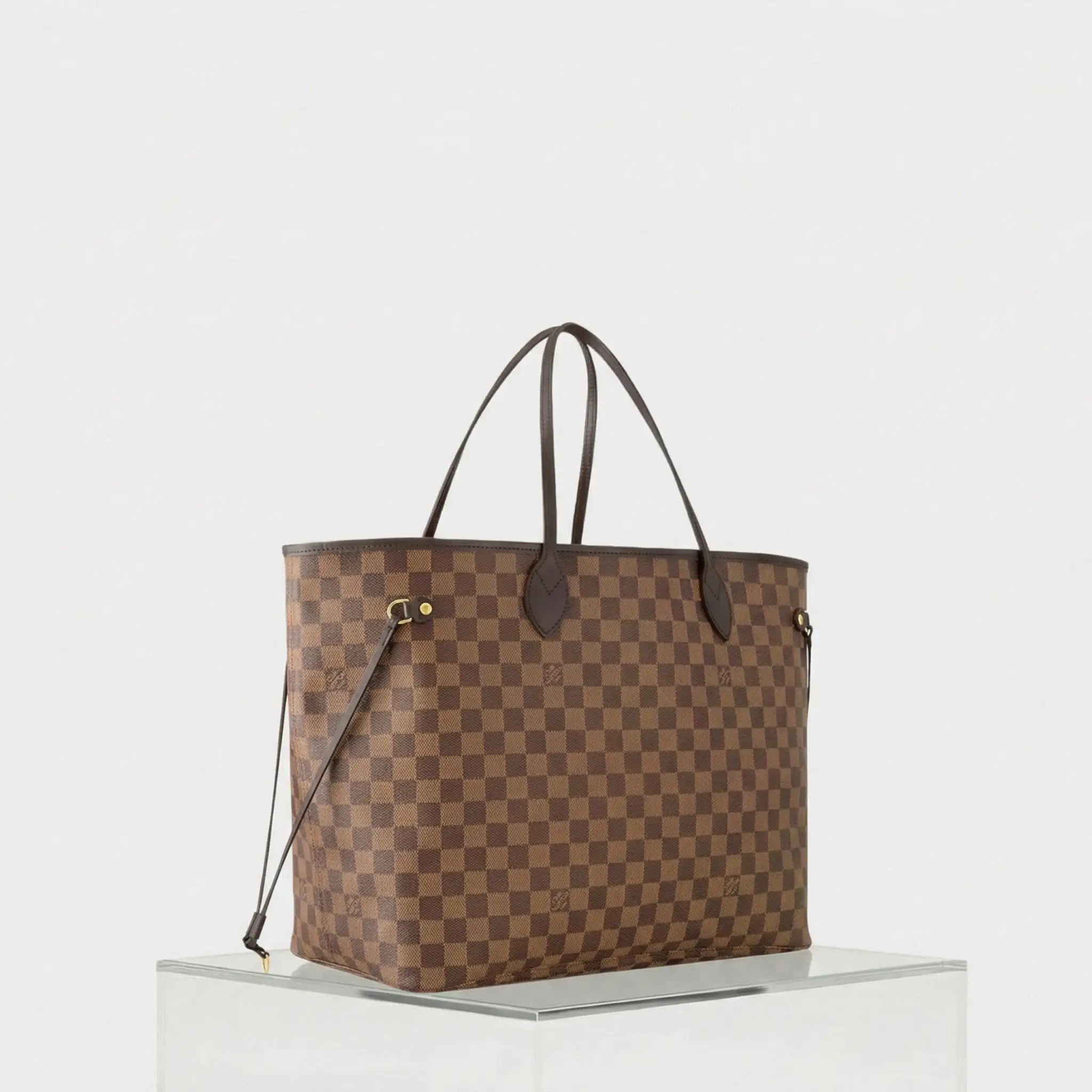 Louis Vuitton Neverfull GM Tote In Damier Ebene, Side
