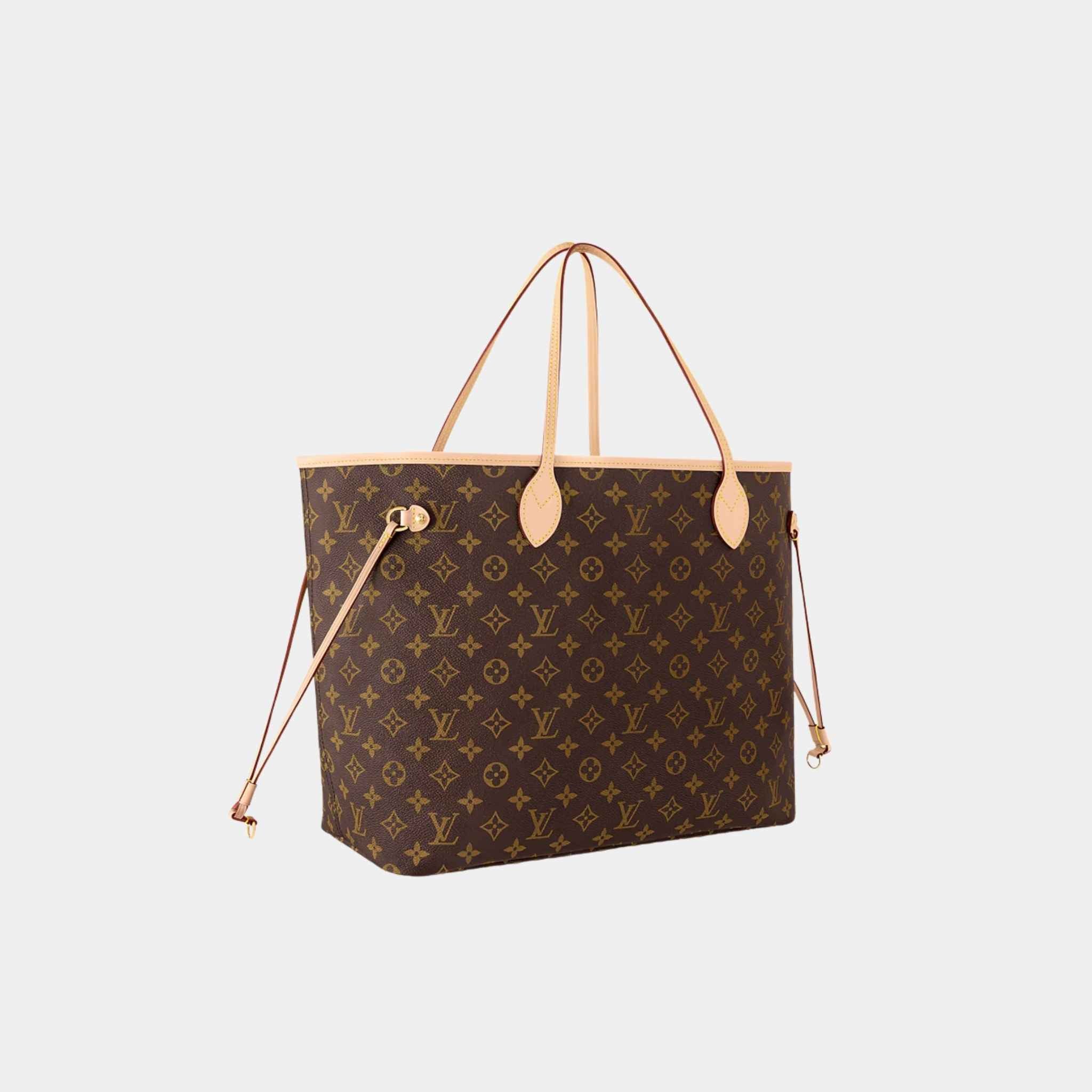 Louis Vuitton Neverfull GM Tote in Monogram Canvas, Side