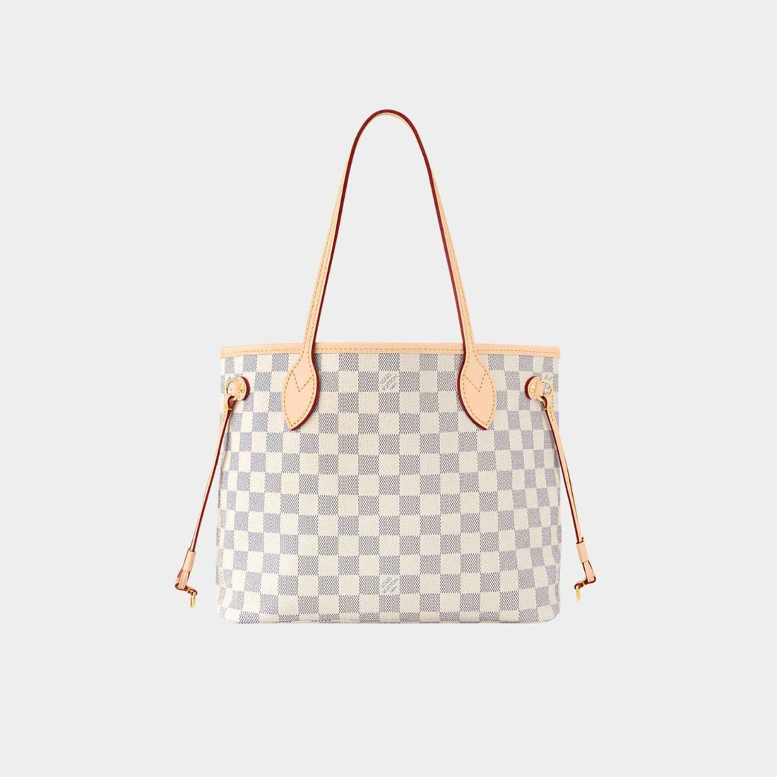 Louis Vuitton Neverfull PM Tote In Damier Azur, Front