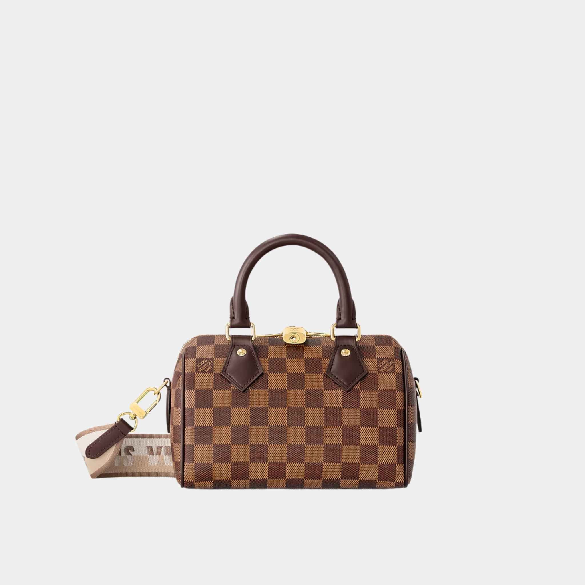 Louis Vuitton Speedy Bandouliere 20 Damier Ebene, Front