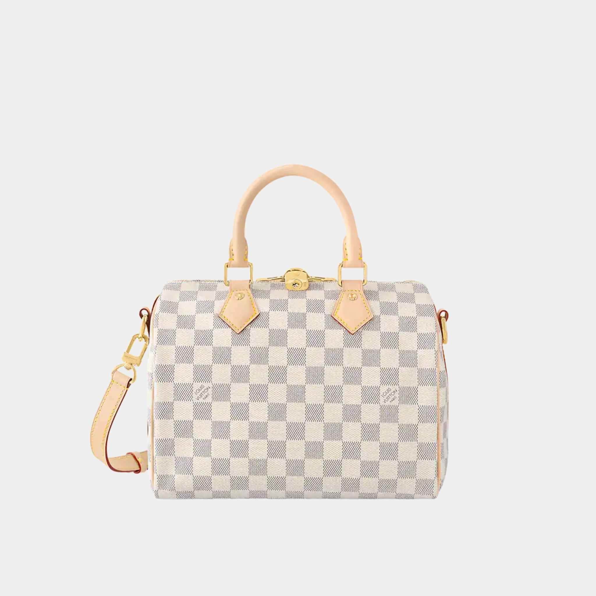 Louis Vuitton Speedy Bandouliere 25 Damier Azur, Front