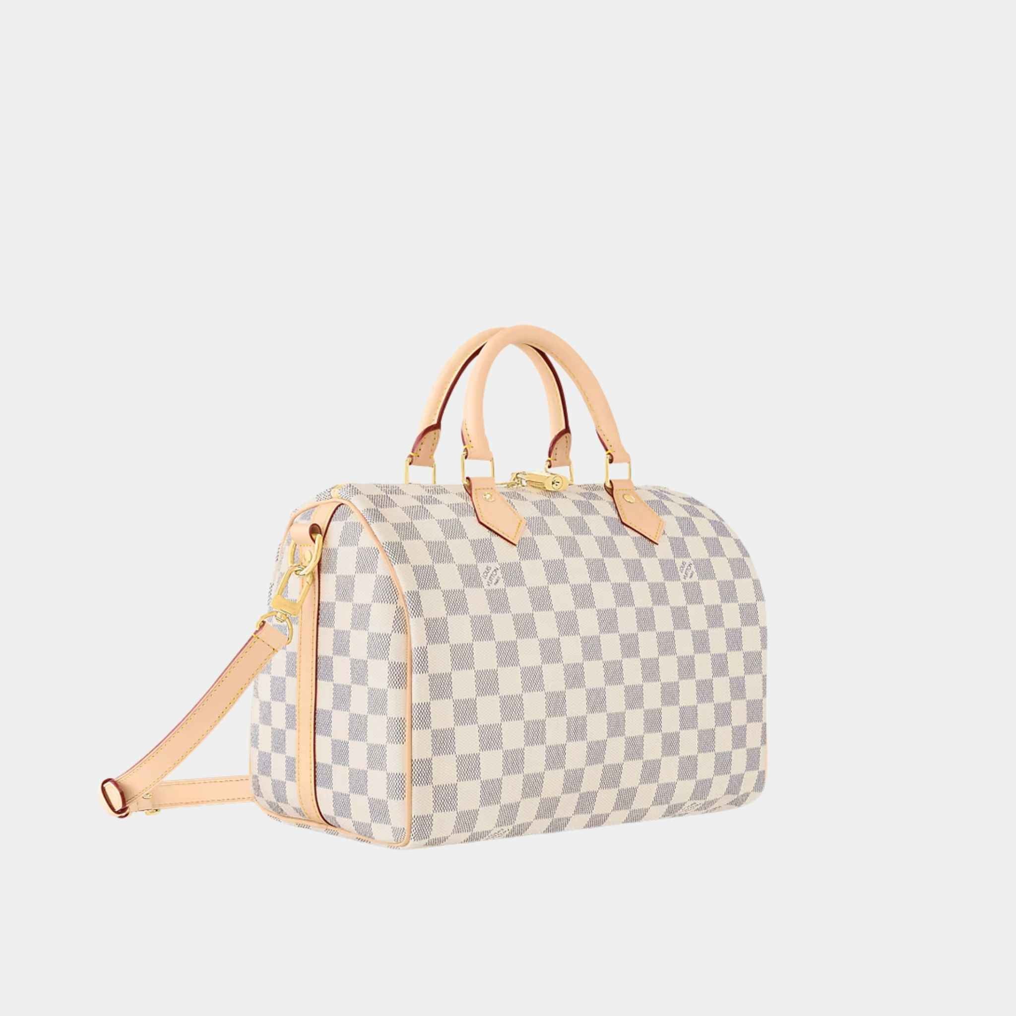 Louis Vuitton Speedy Bandouliere 30 Damier Azur, Side
