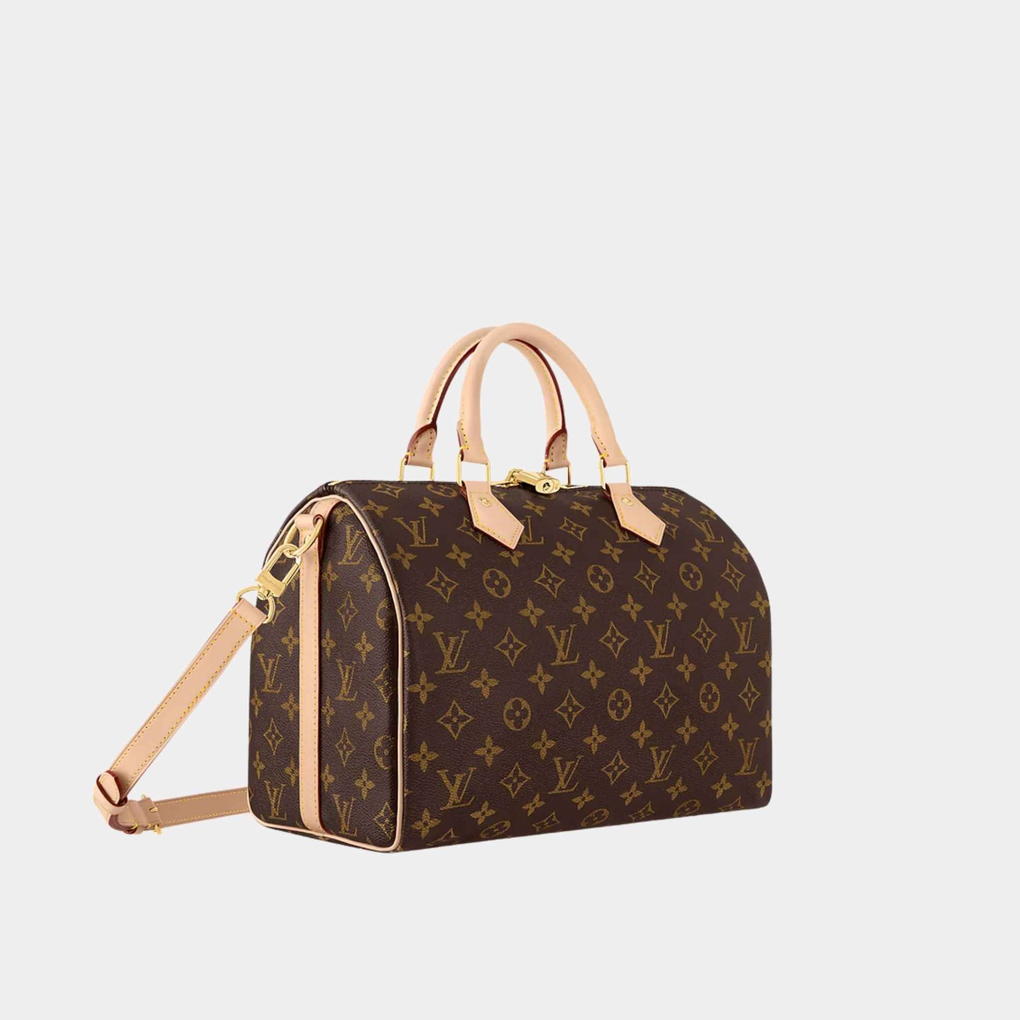 Louis Vuitton Speedy Bandouliere 30 Monogram Canvas, Side