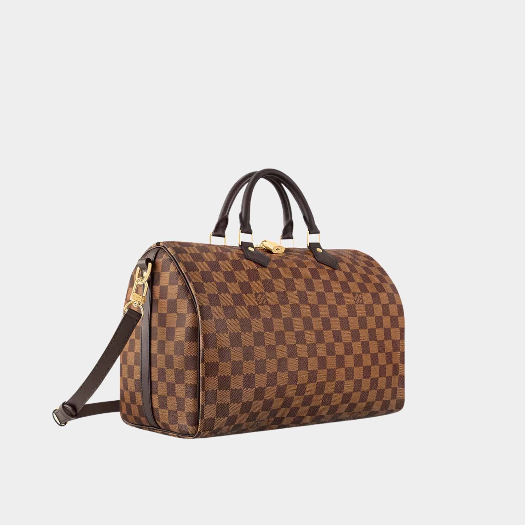 Louis Vuitton Speedy Bandouliere 35 Damier Ebene, Side
