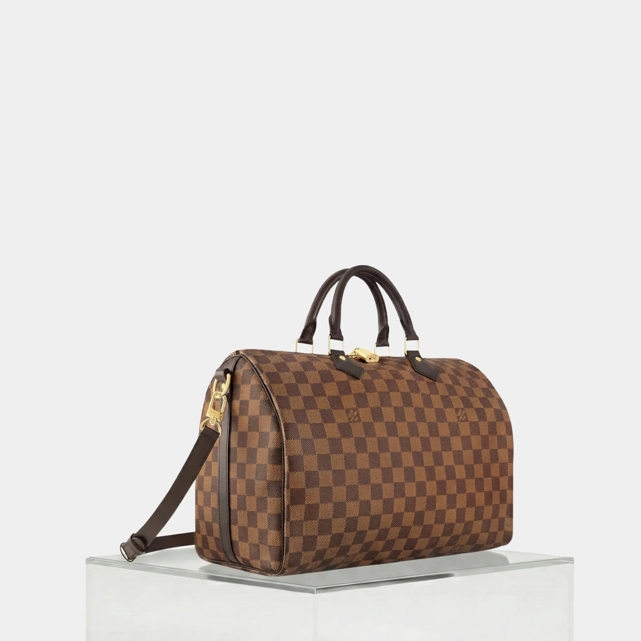Louis Vuitton Speedy Bandouliere 35 Damier Ebene, Side