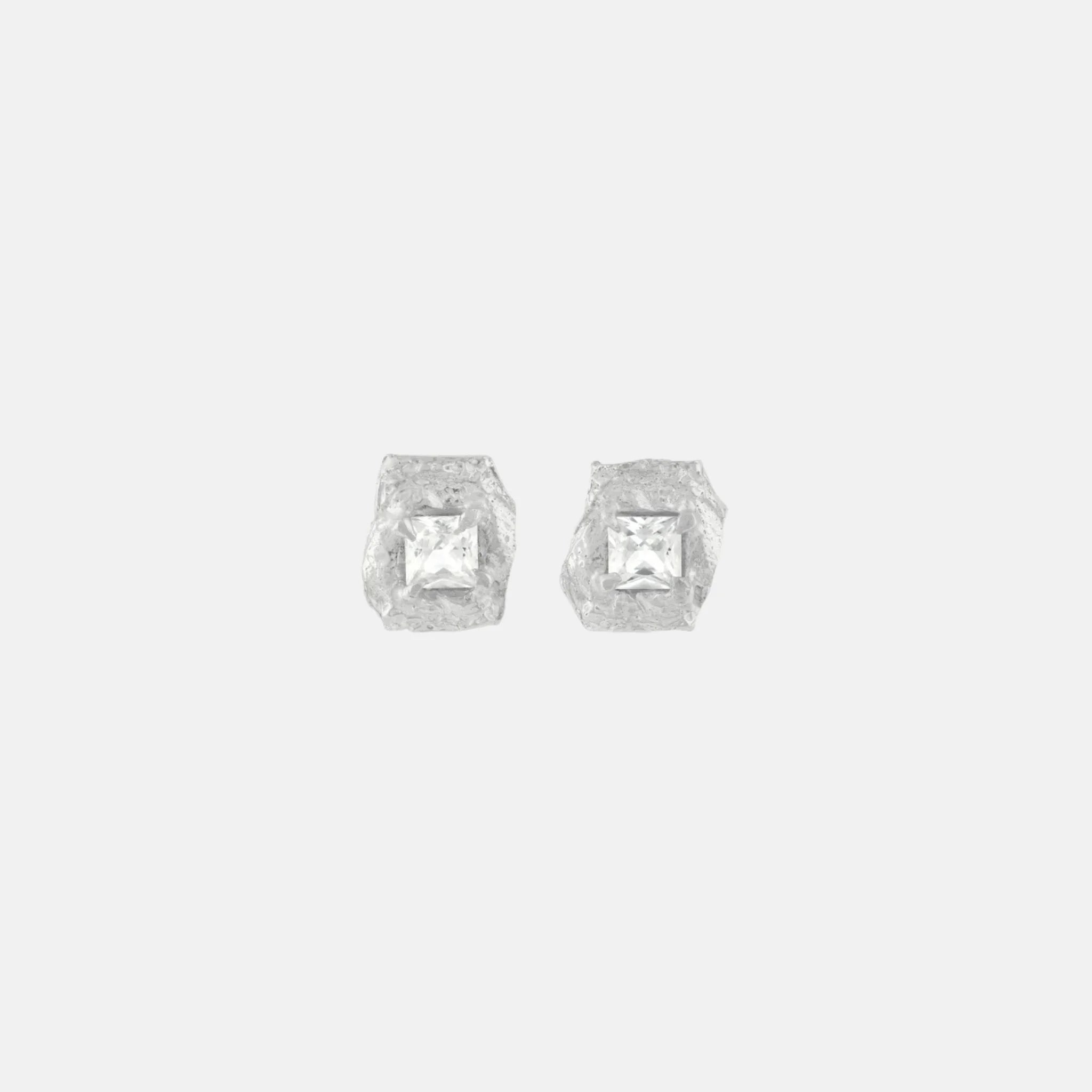 Loveness Lee Deti Argenti Recycled Silver Earrings, Front