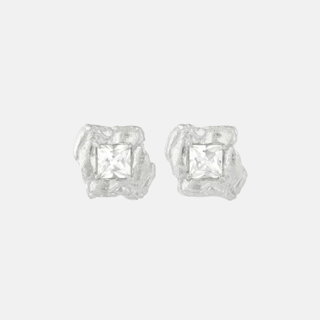 Loveness Lee Jaqi Argenti Recycled Silver Earrings, Front