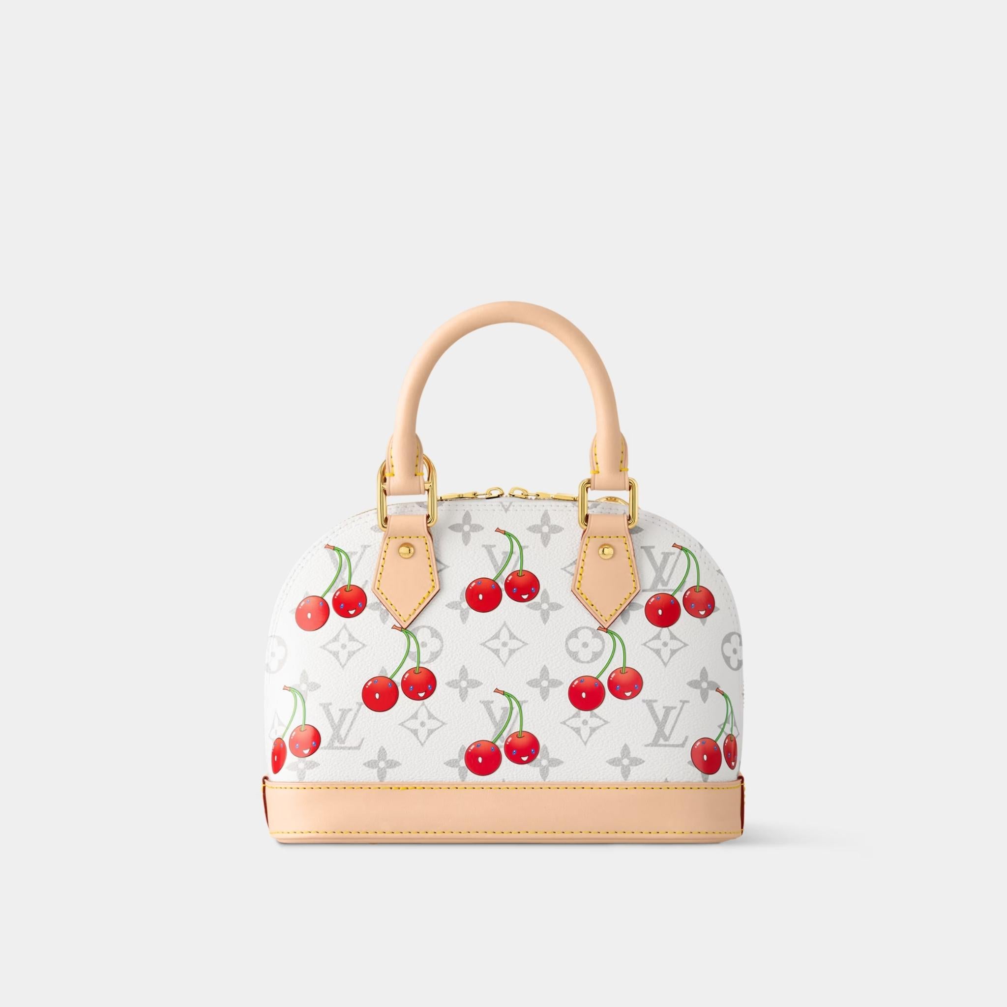 LV x TM Alma BB Bag Colorful Cherry Motif, Back