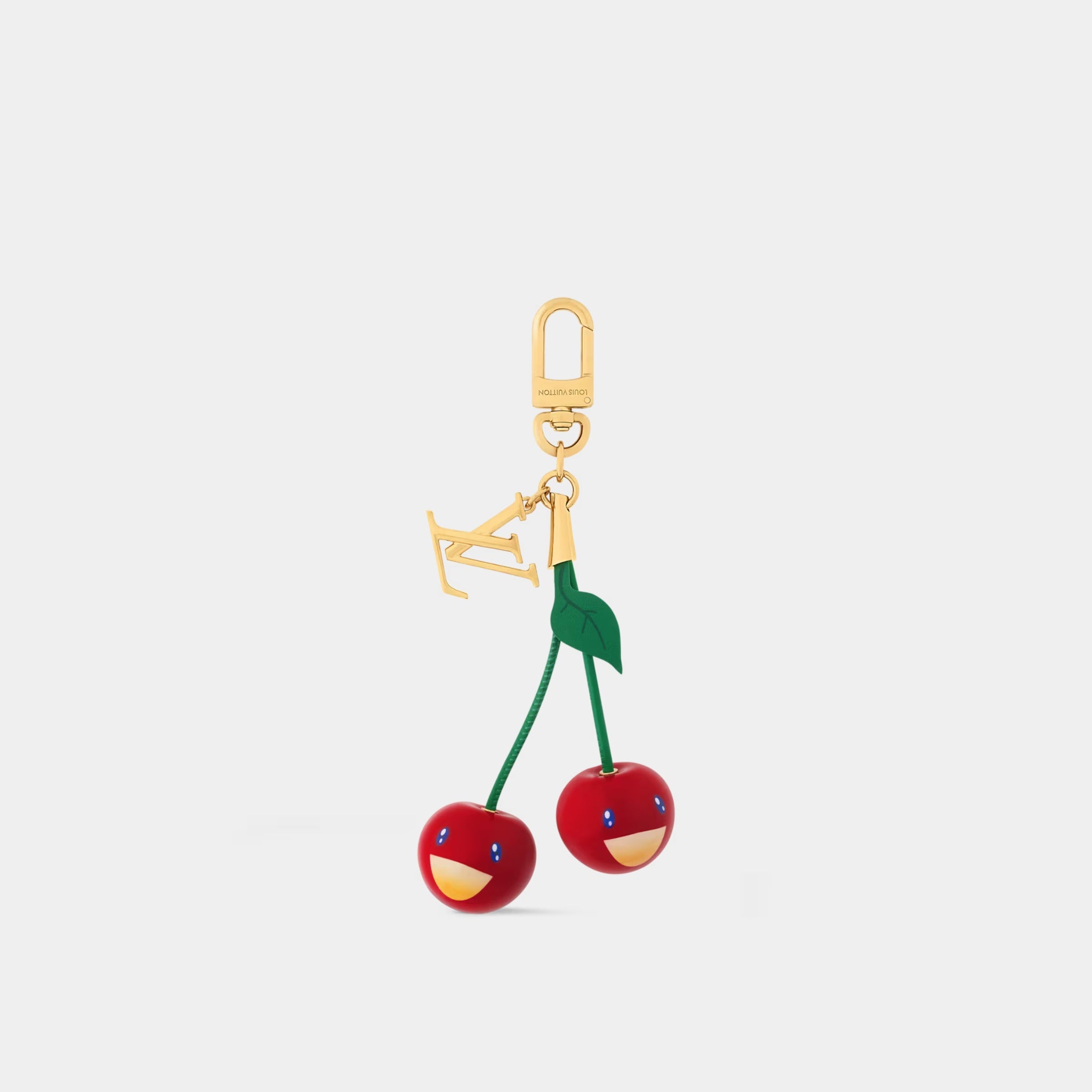 LV x TM Cherry Bag Charm, Front