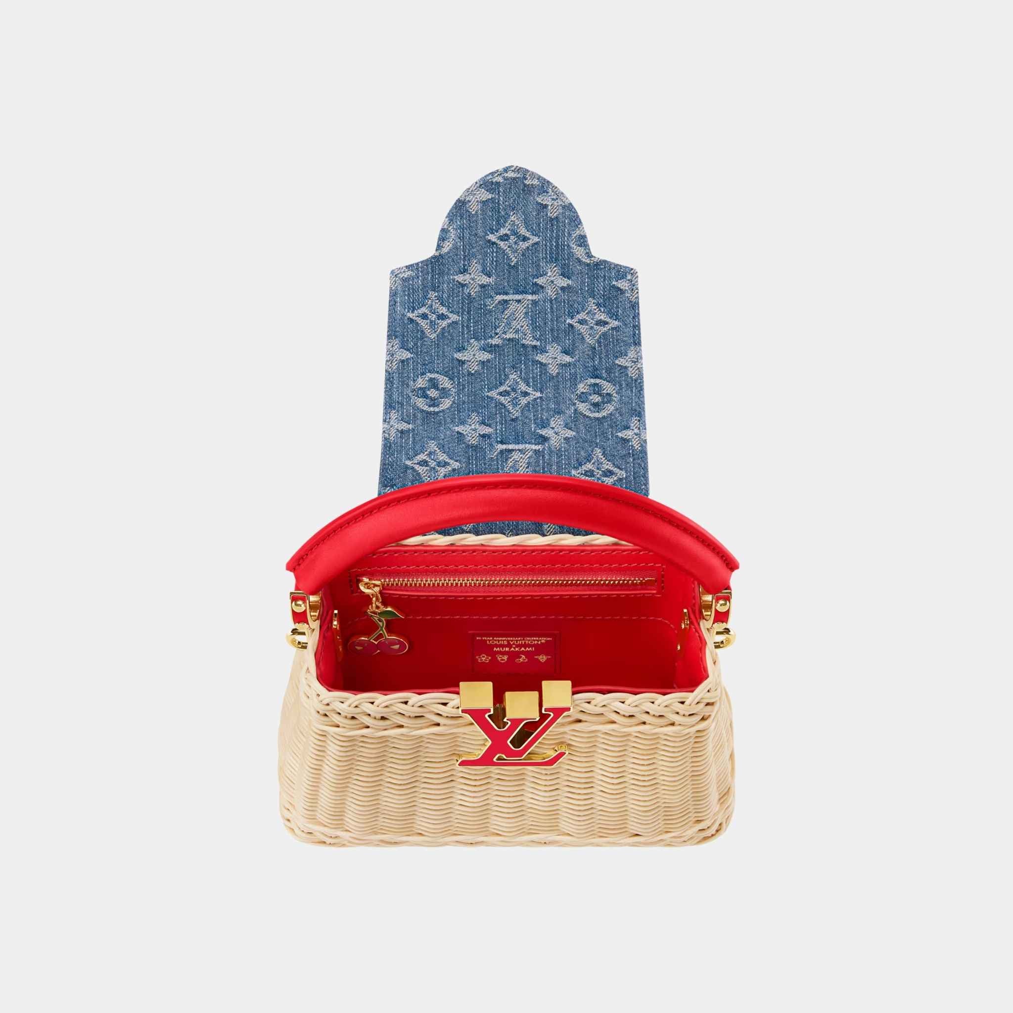 LV x TM Sac Capucines Mini Handbag, Inside