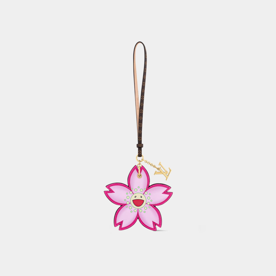LV x TM Cherry Blossom Bag Charm, Front