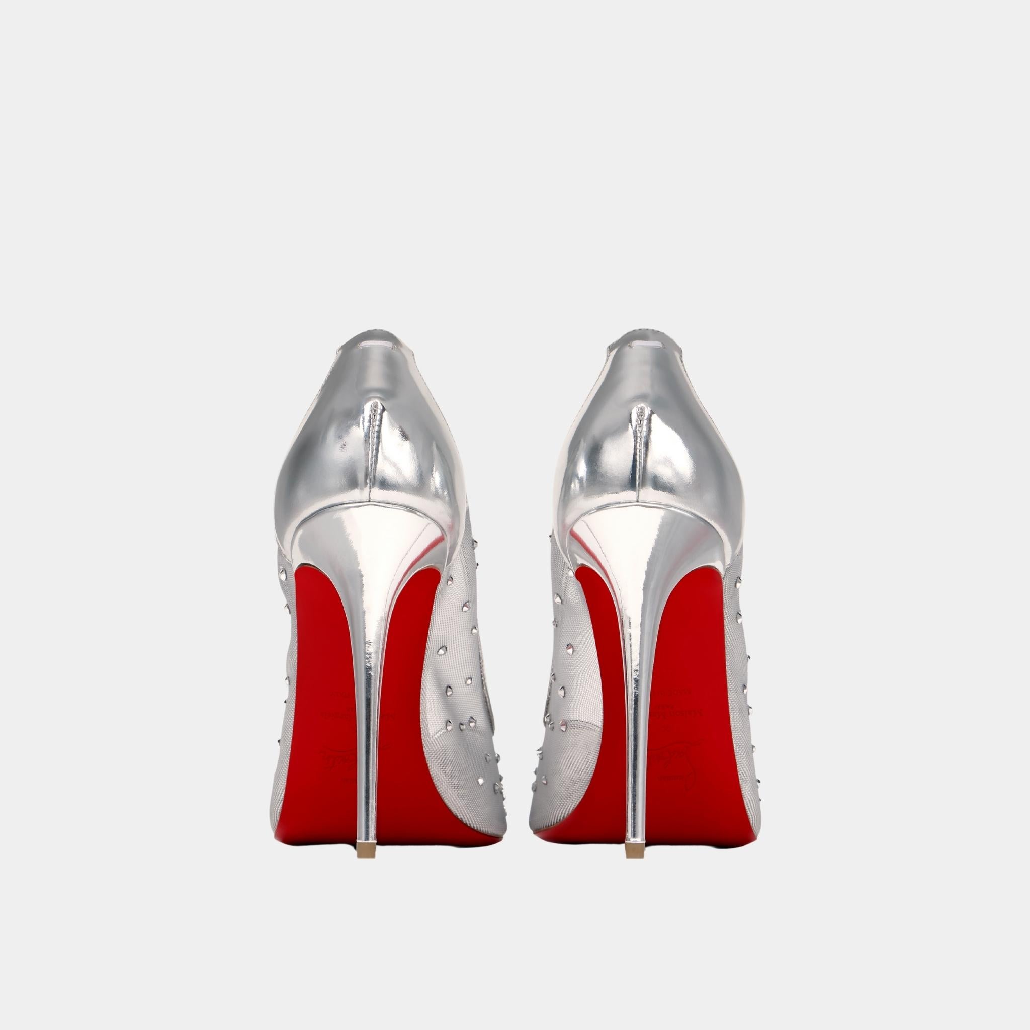 Bridiela Una Strass Pump Mesh with Calf Leather