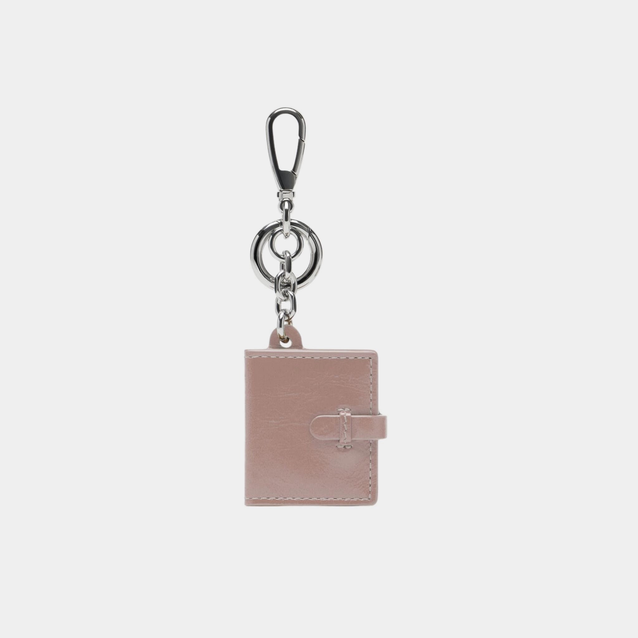 Maison Margiela ID Photo Holder Charm, Pink , front