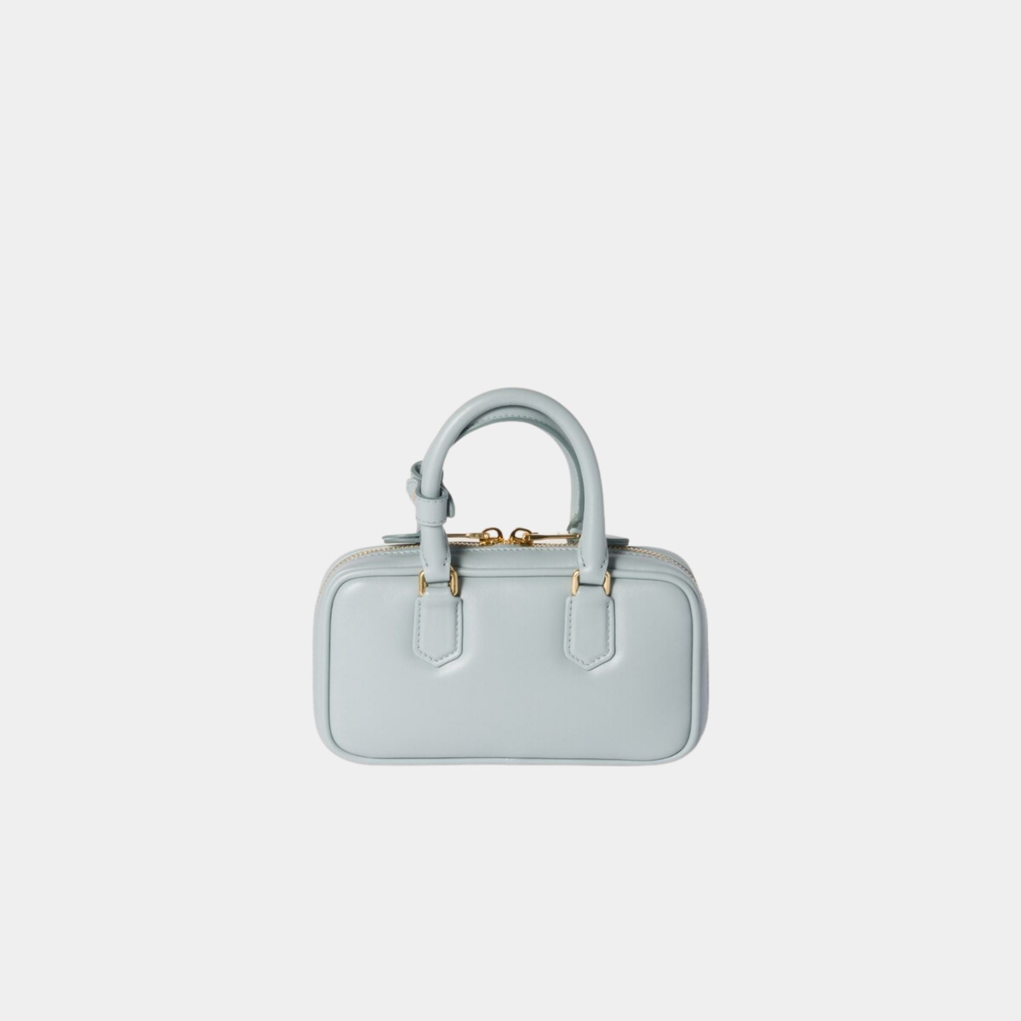 Miu Miu Arcadie Leather Mini Bag, Lake Blue, Back