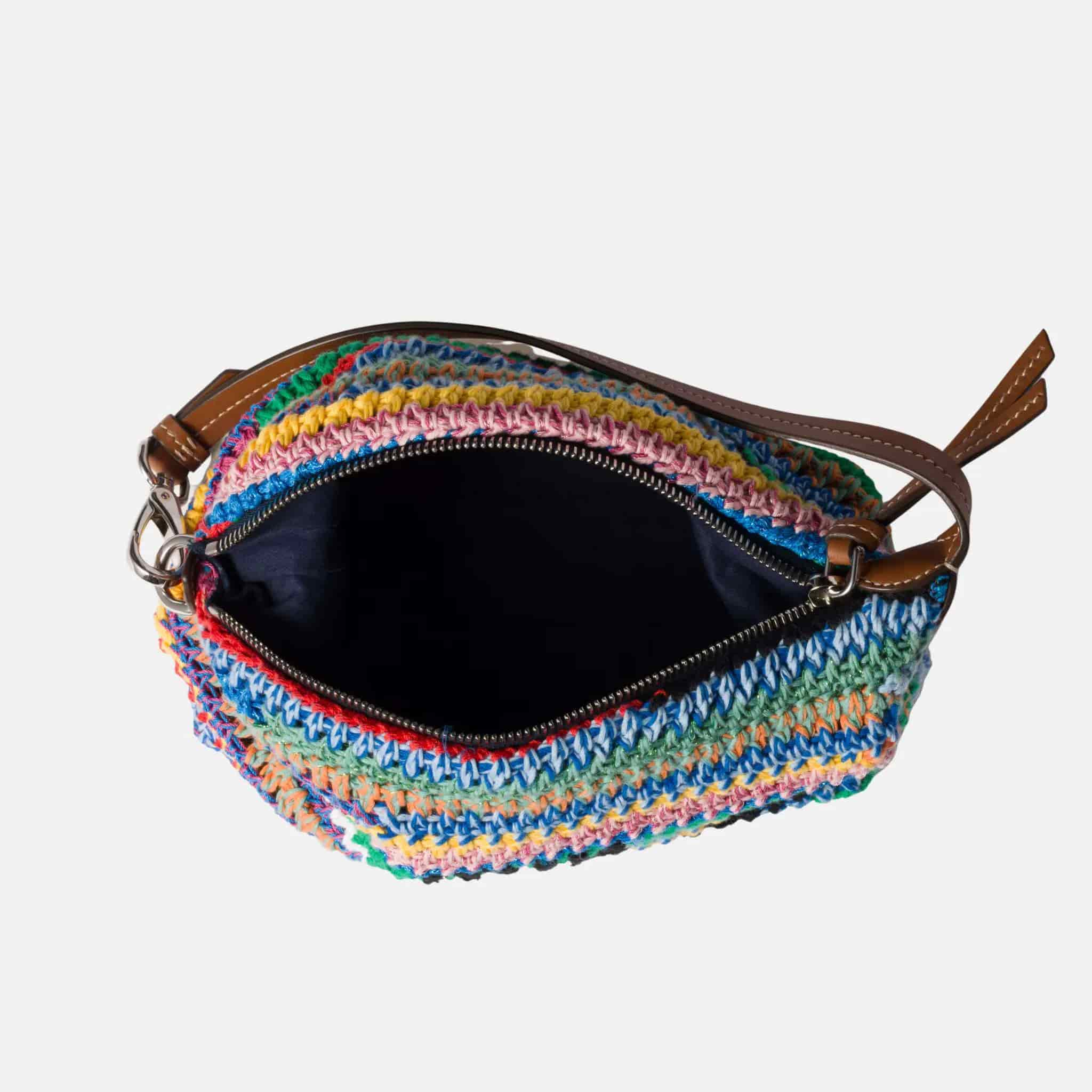 Miu Miu Crochet pouch, Multicolored, Top