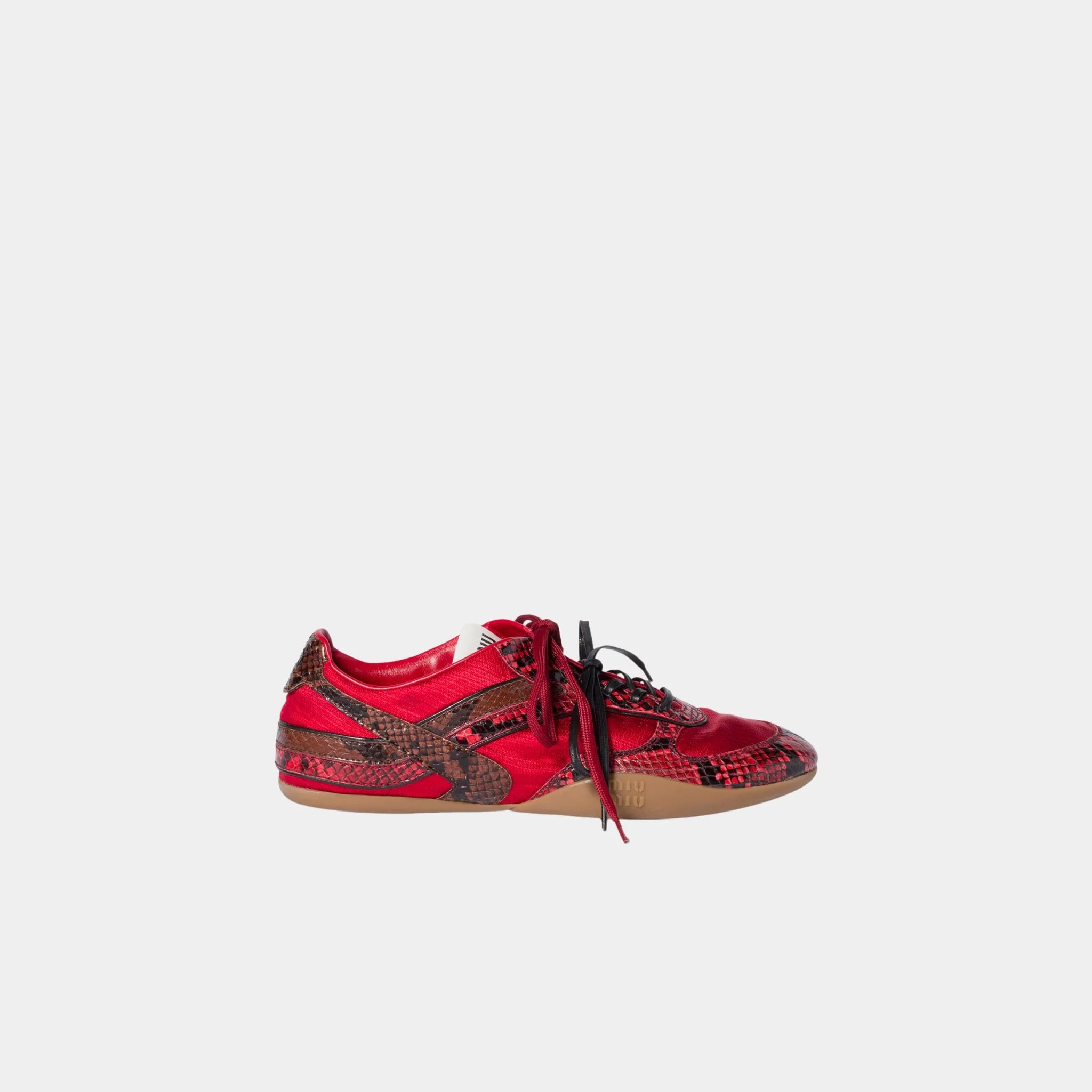 Gymnasium Technical Fabric and Python-print Ayers Sneakers