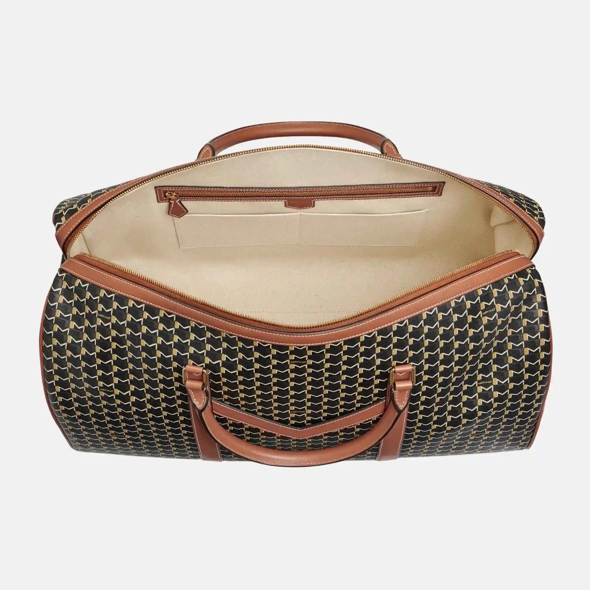 Moynat 48H Maxi M, Brown, Inside