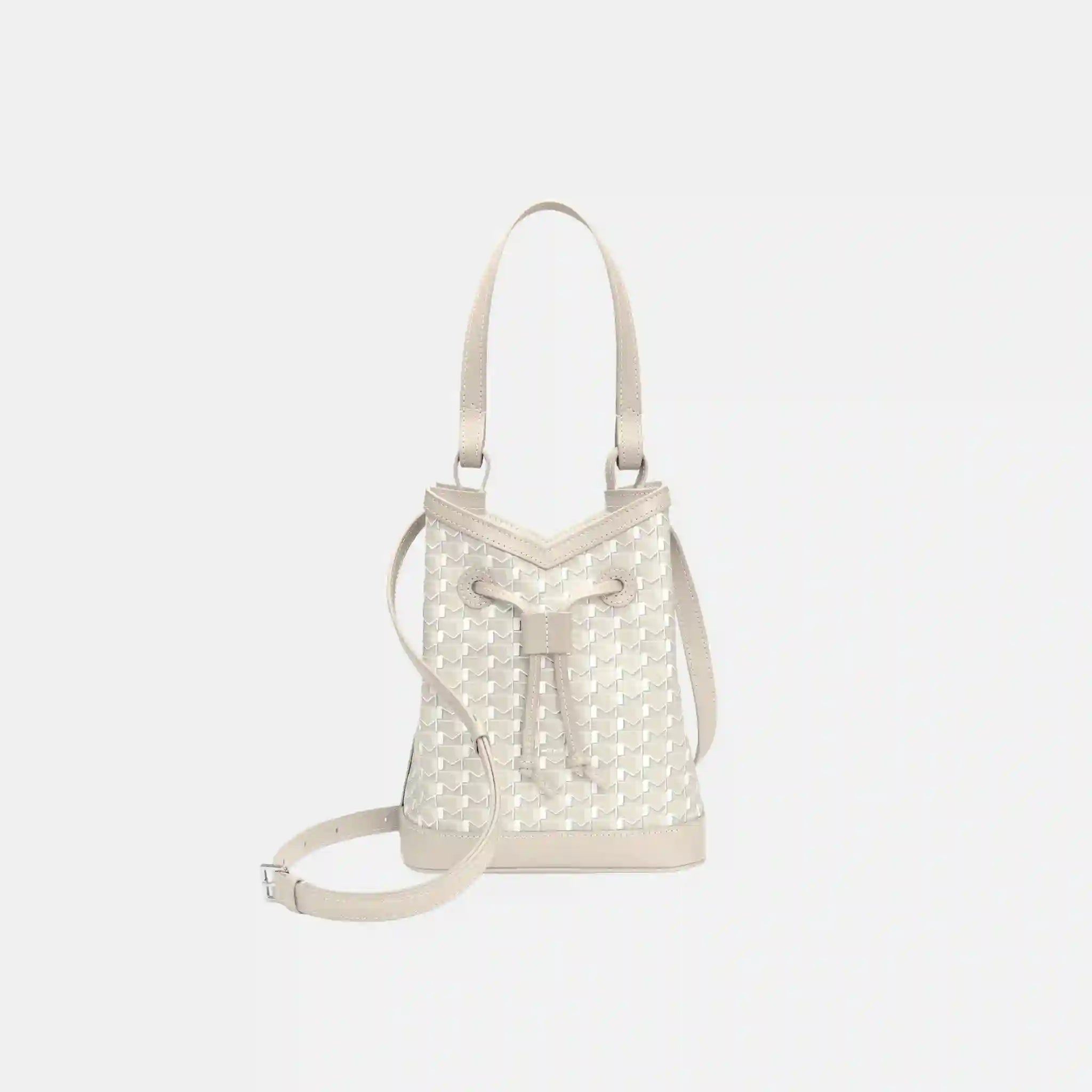 Moynat Bucket Bag, Grey