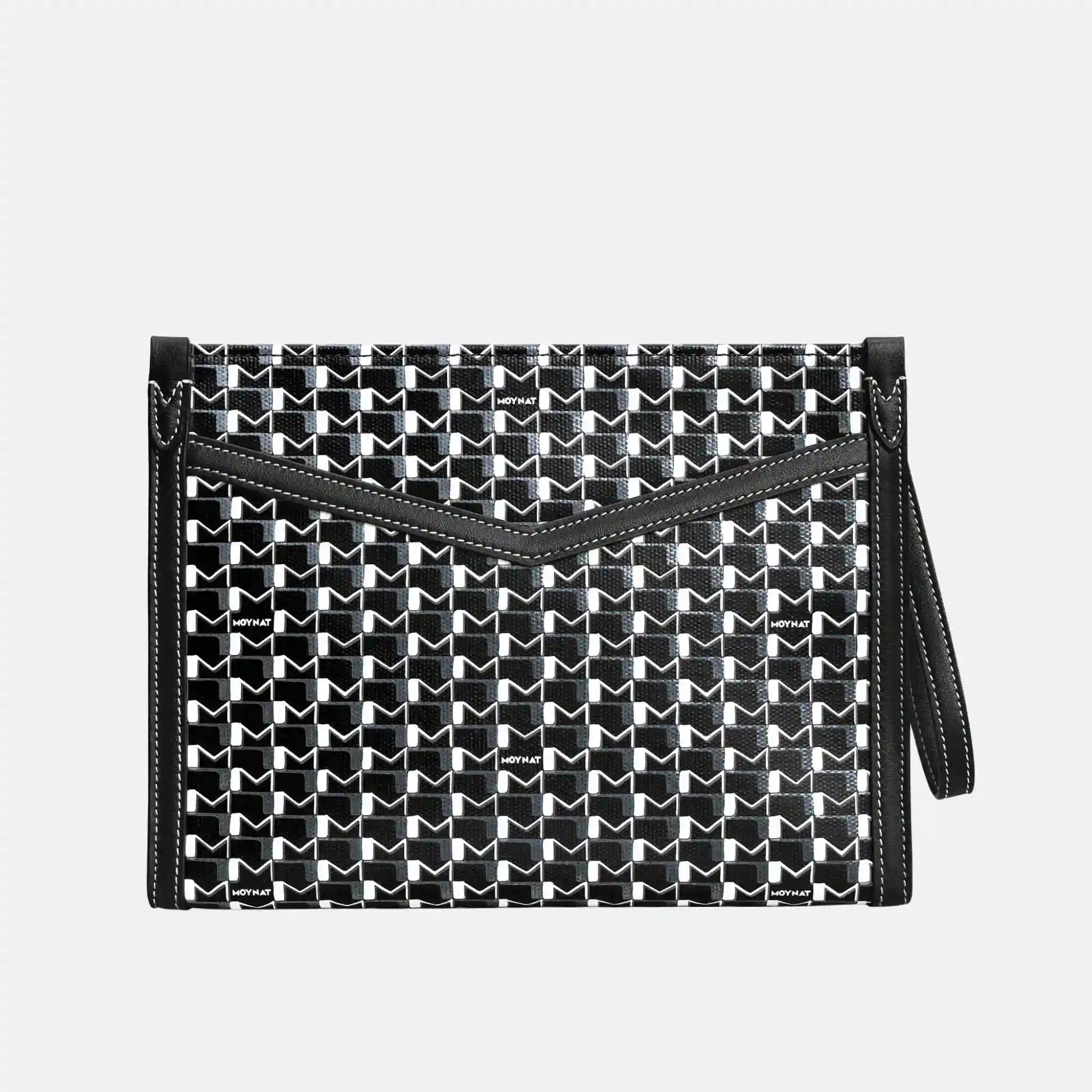 Moynat M Nomad Pouch, Black and White