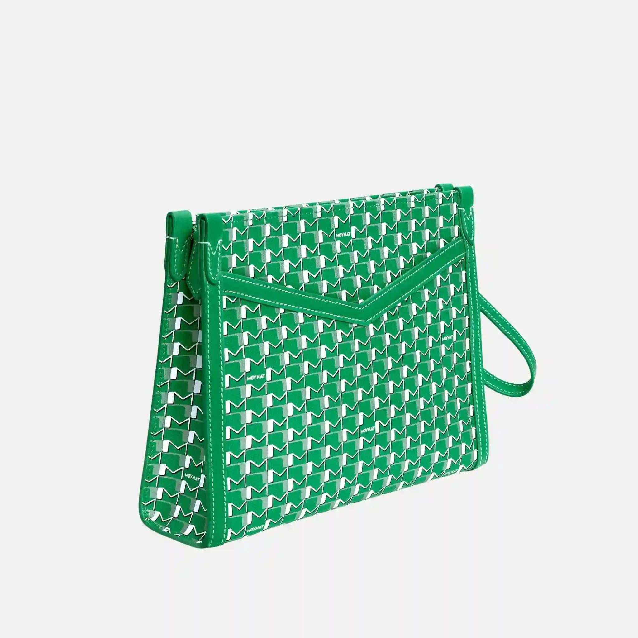 Moynat M Nomad Pouch, Green, Side