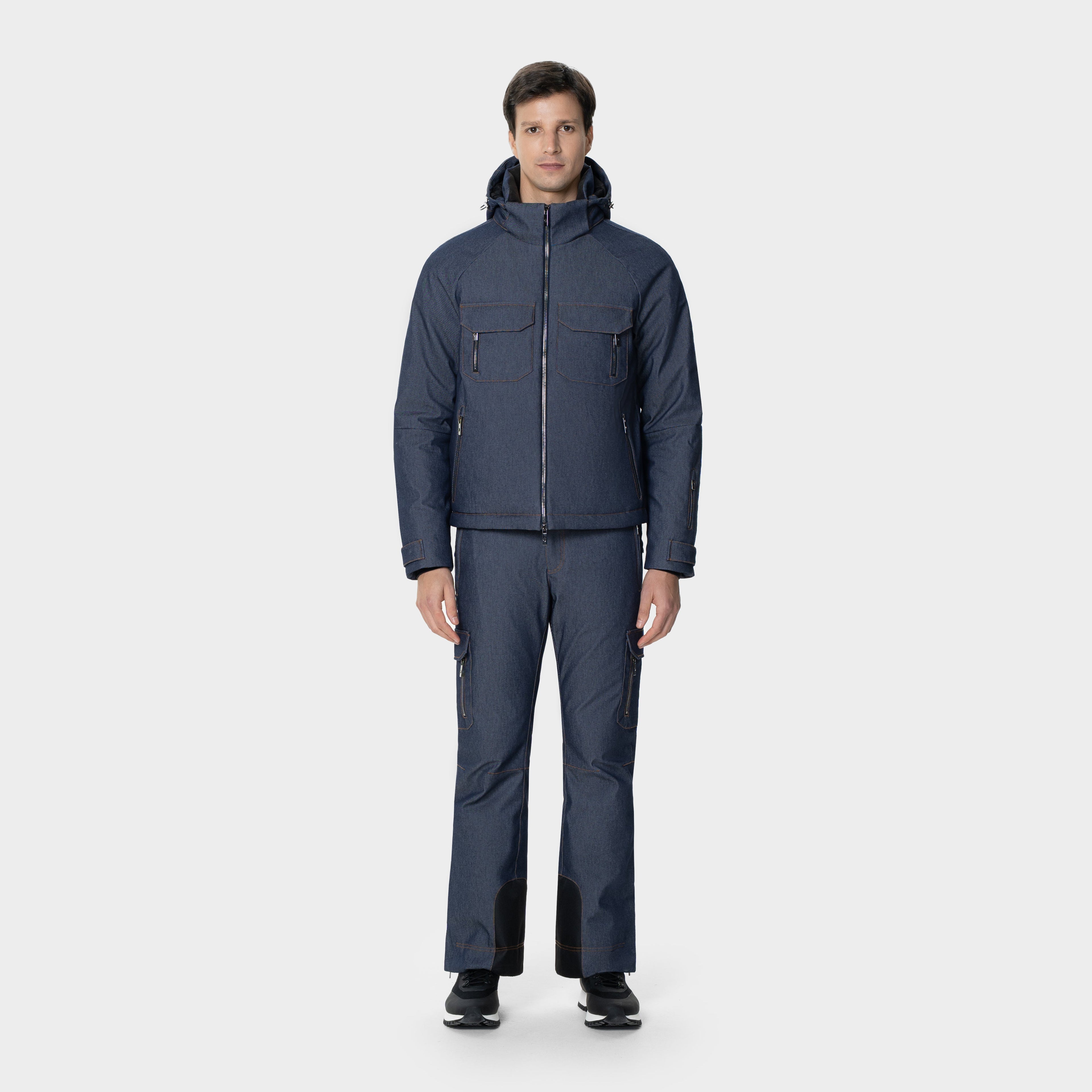Ogier Karuizawa Denim Ski Pants, model front