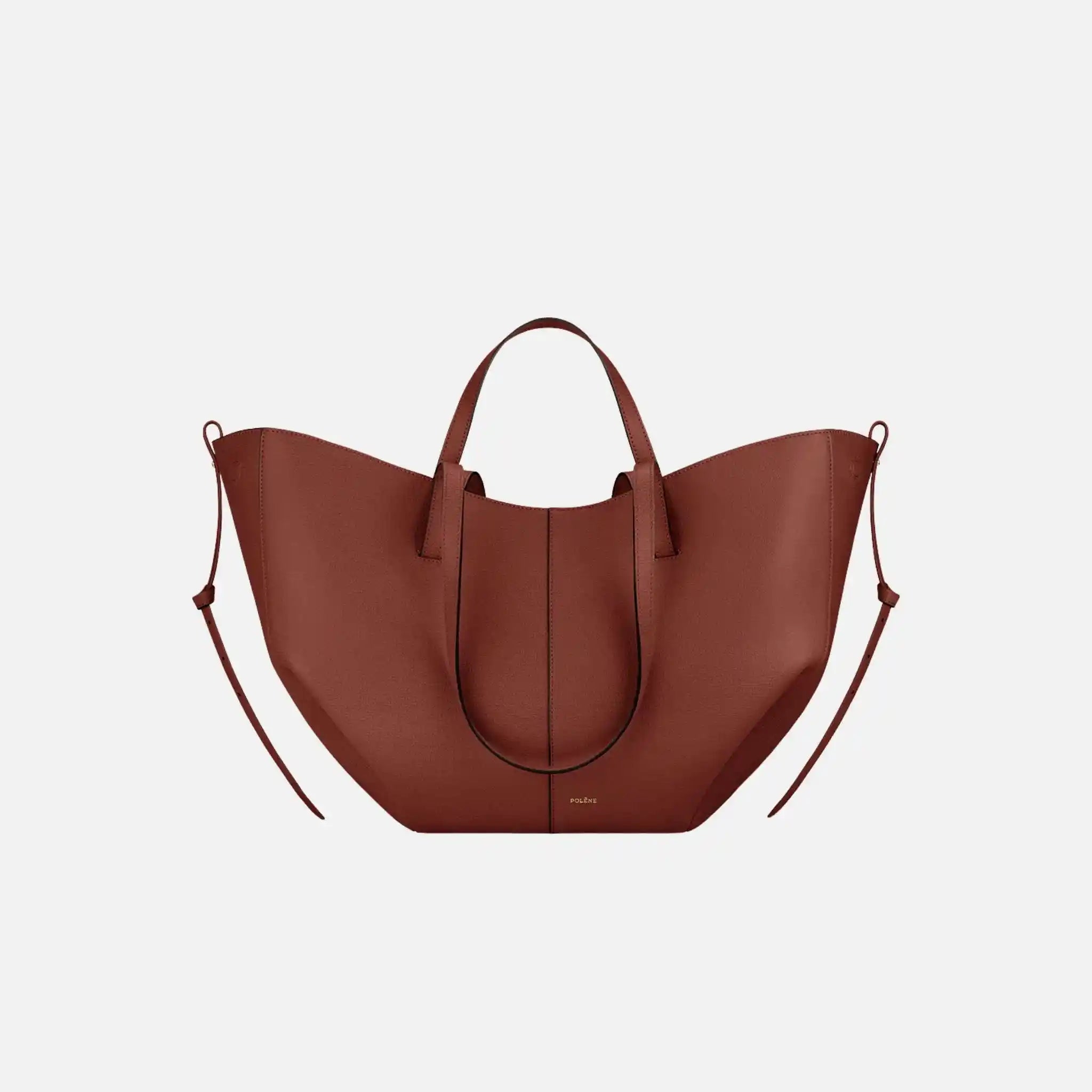 Polene Cyme Handbag, RedClay