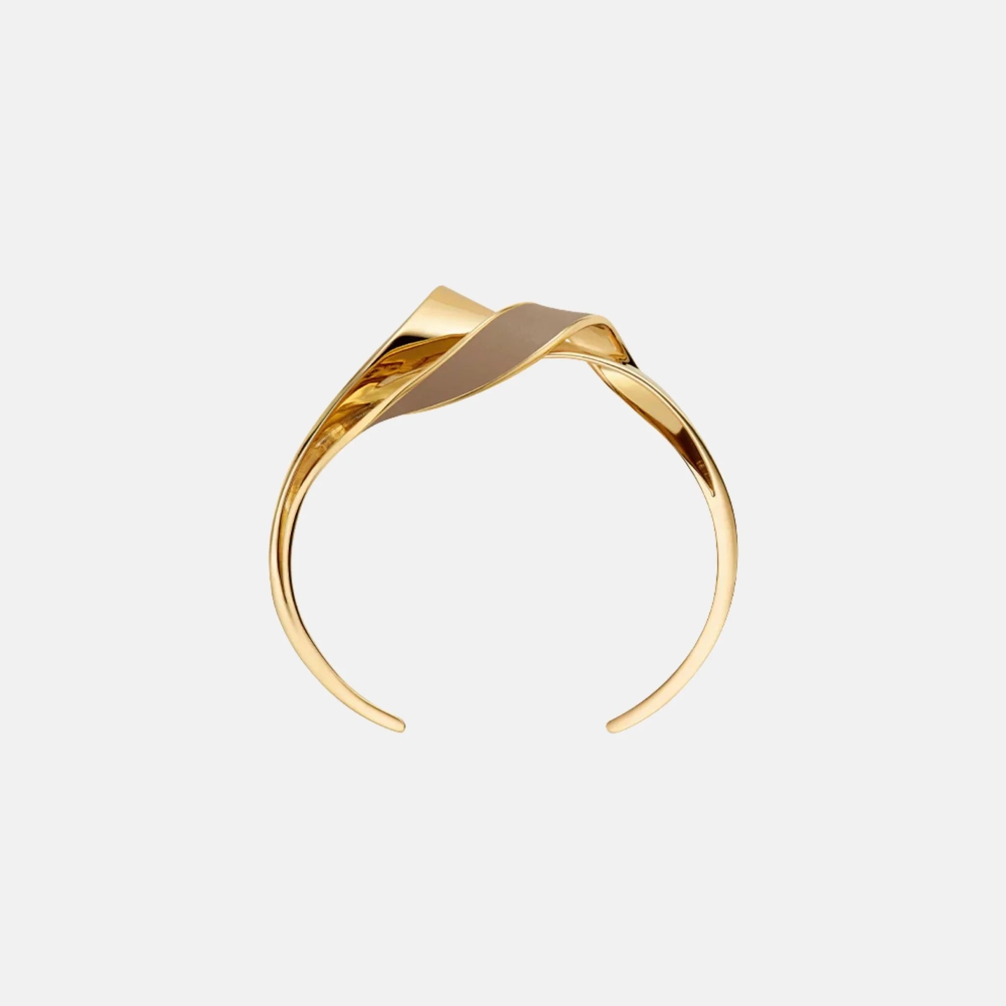 Polene Eole Cuff Leather Edition, Taupe