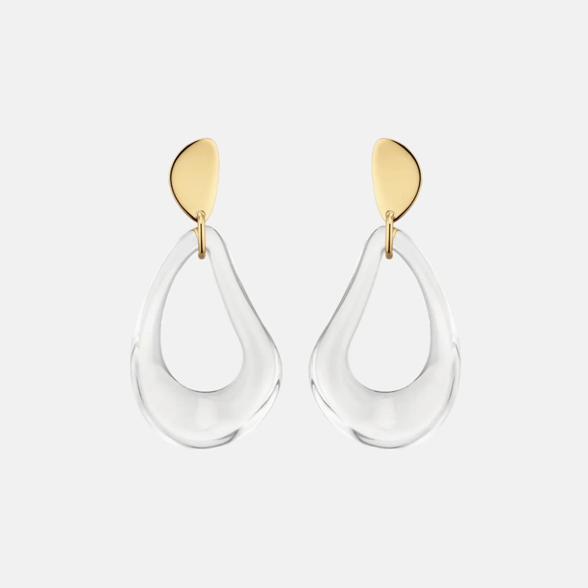 Polene Nae Drop Earrings Glass Edition, Front