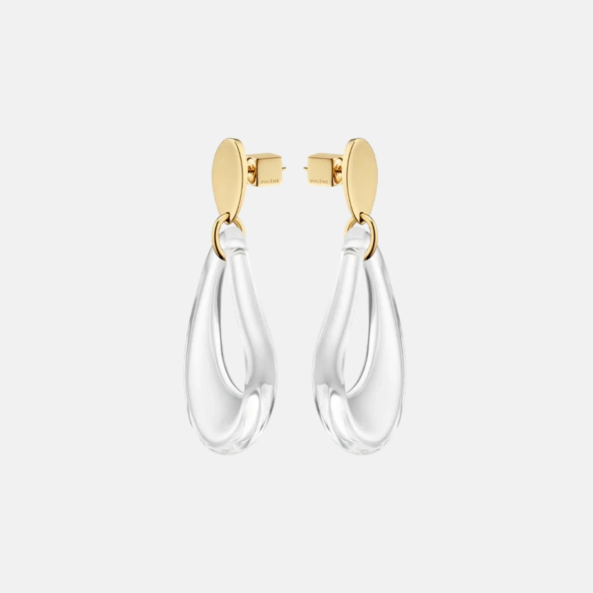 Polene Nae Drop Earrings Glass Edition, Side
