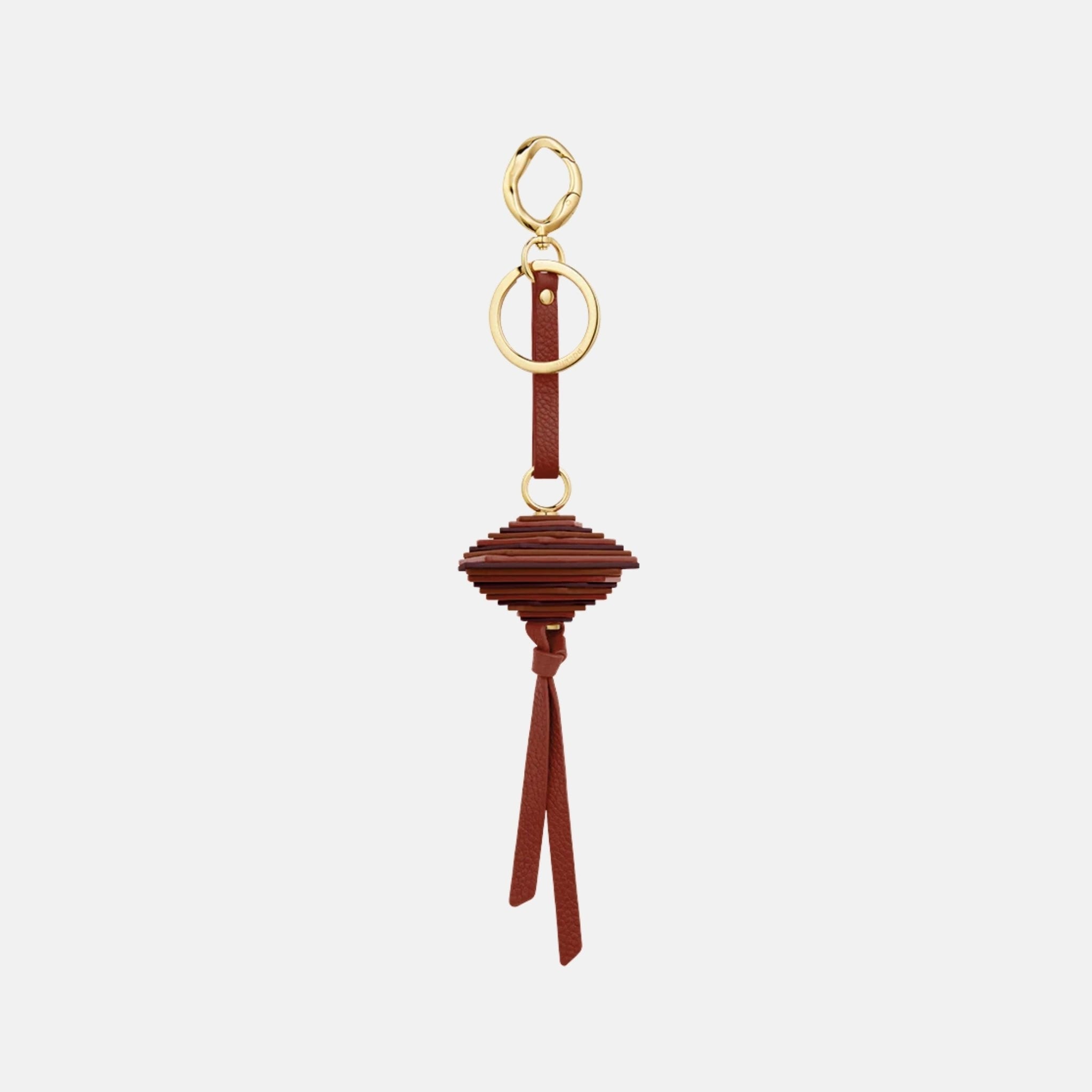 Polene Scala Keyring Trio Edition, Burgundy