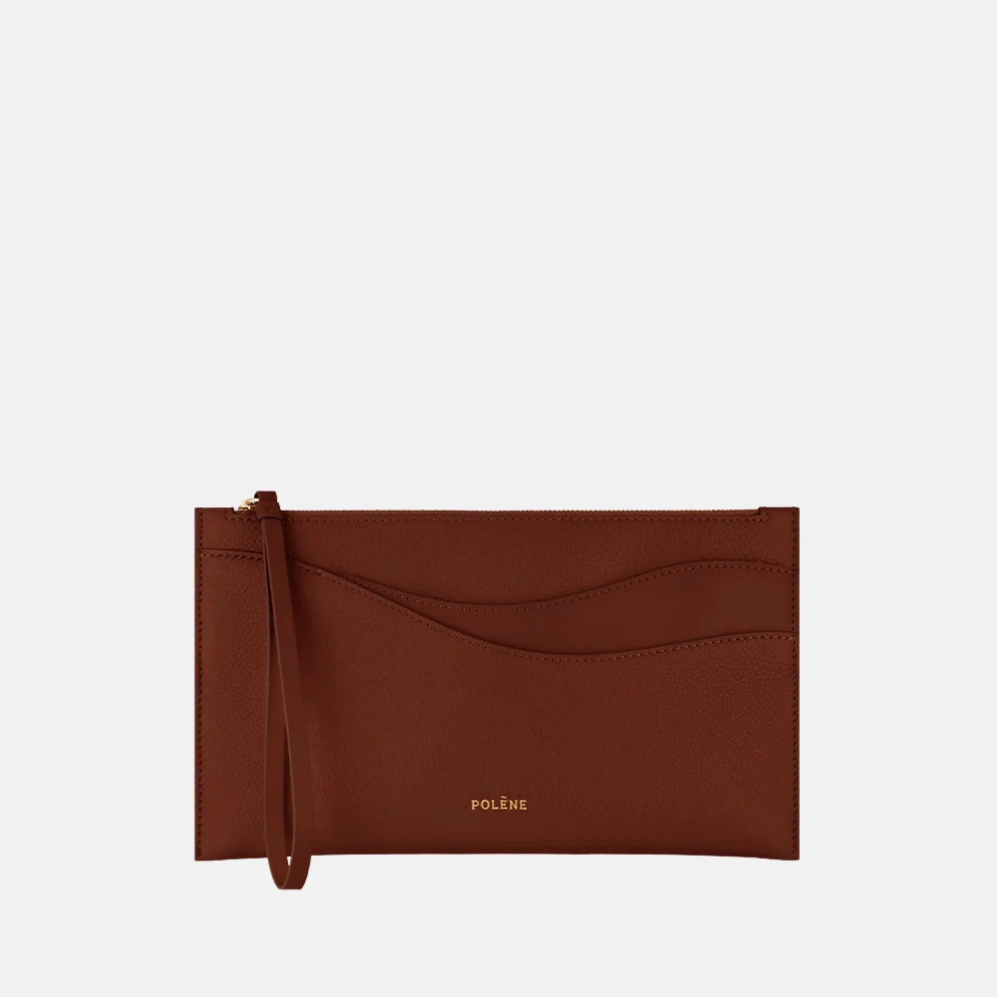 Polene Sierra Pouch Duo Edition, Cognac