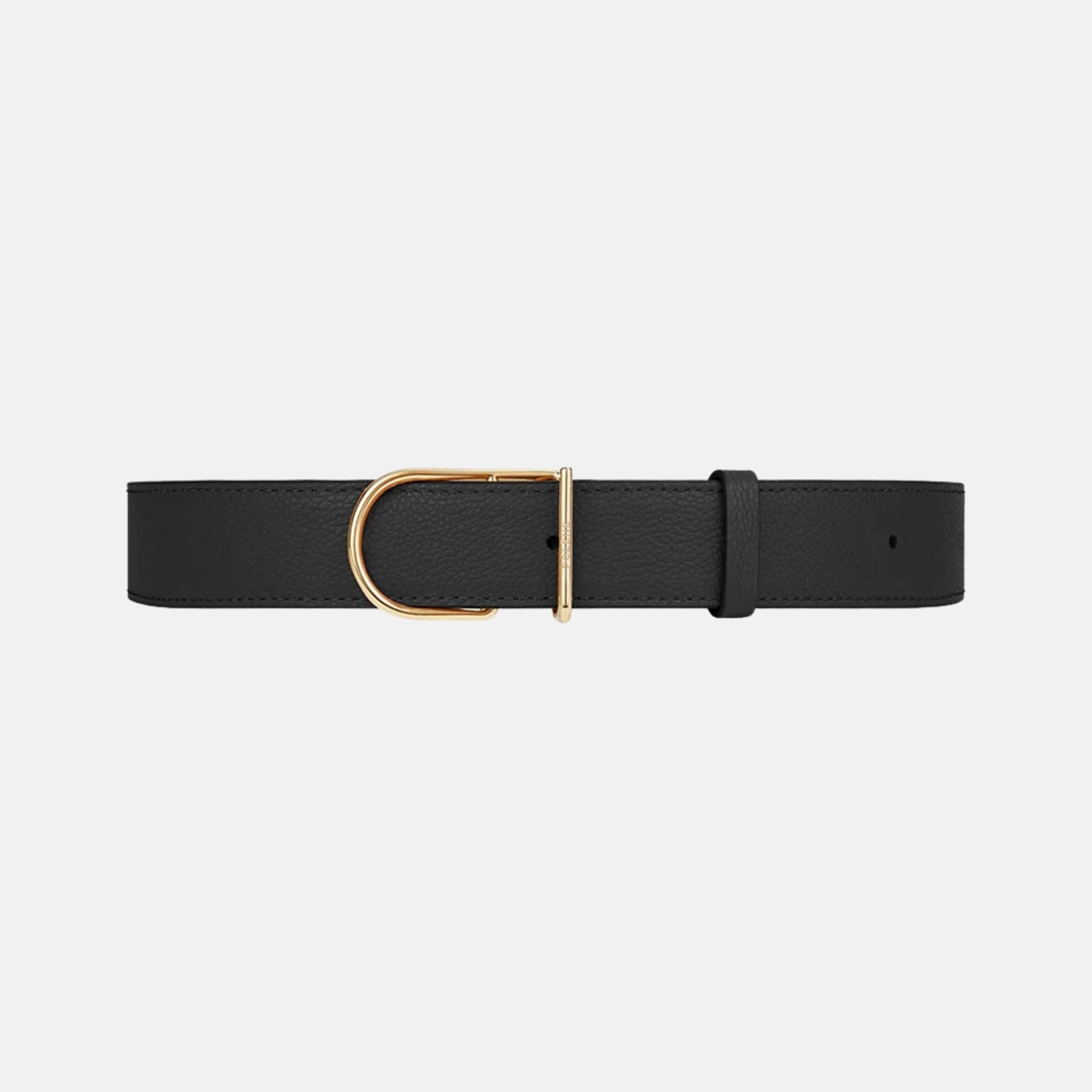Polene Umi Belt Textured Black Edition, Front