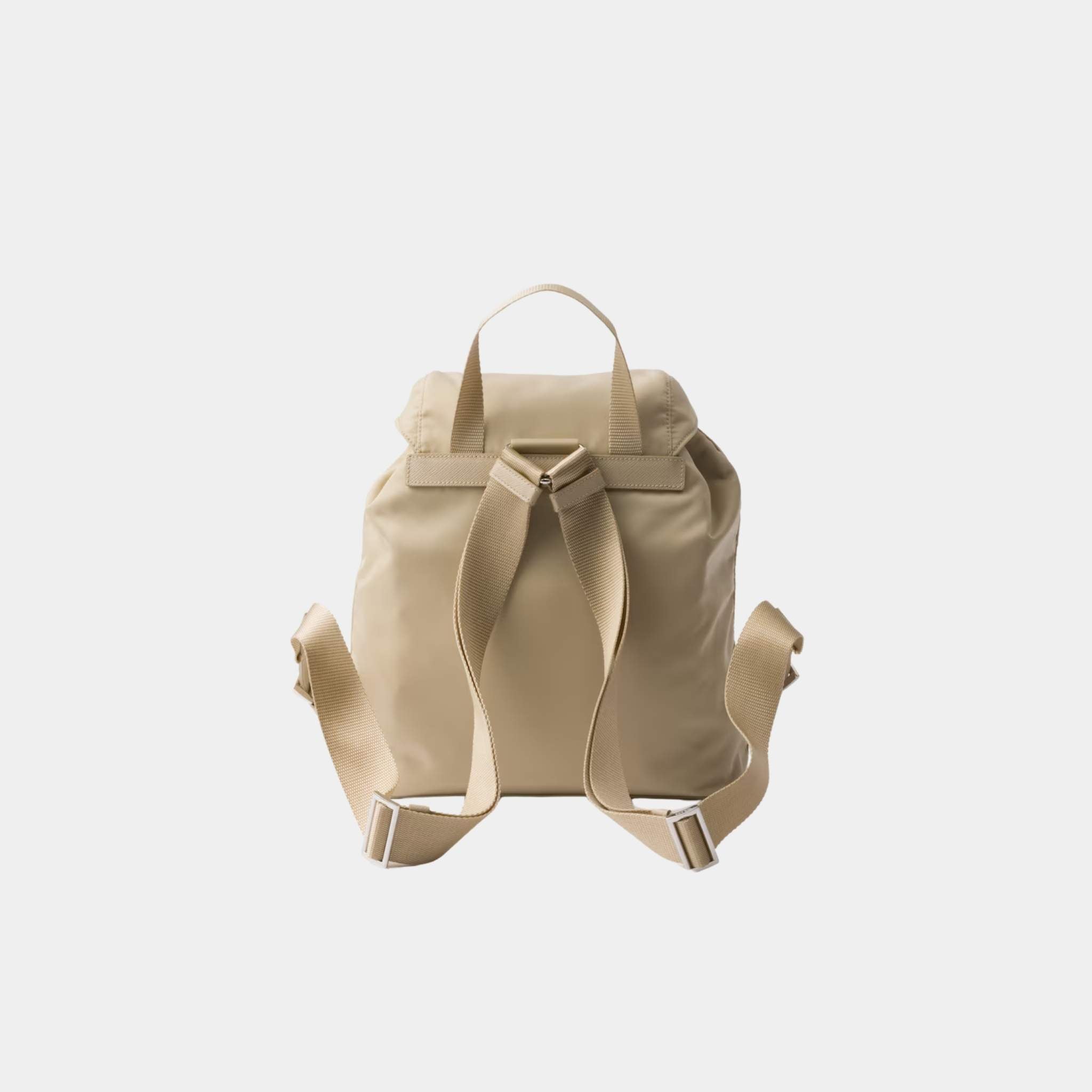 Prada Small Re-Nylon Backpack, Desert Beige, Back
