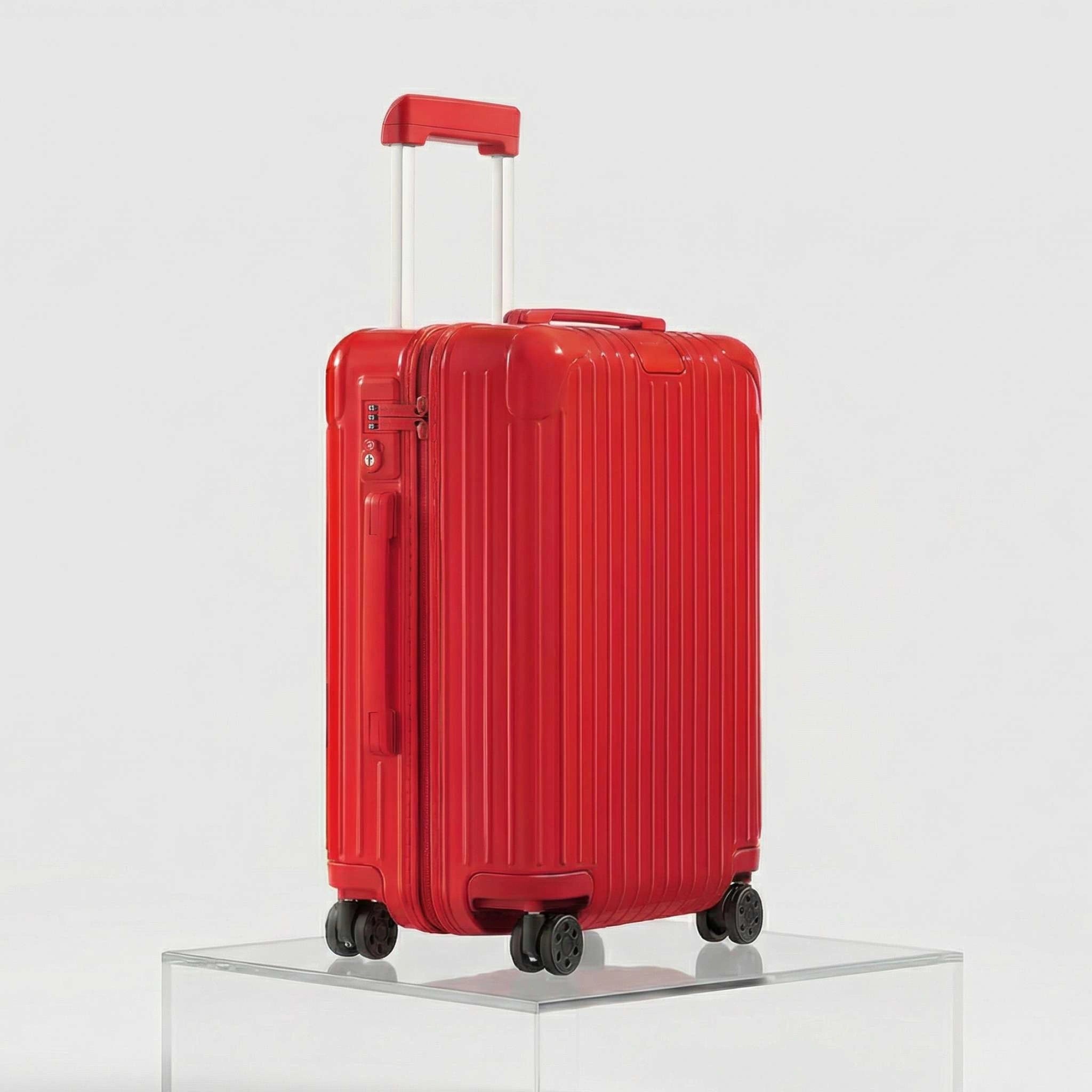 Rimowa Essential Cabin, Gloss Red, Studio, Side