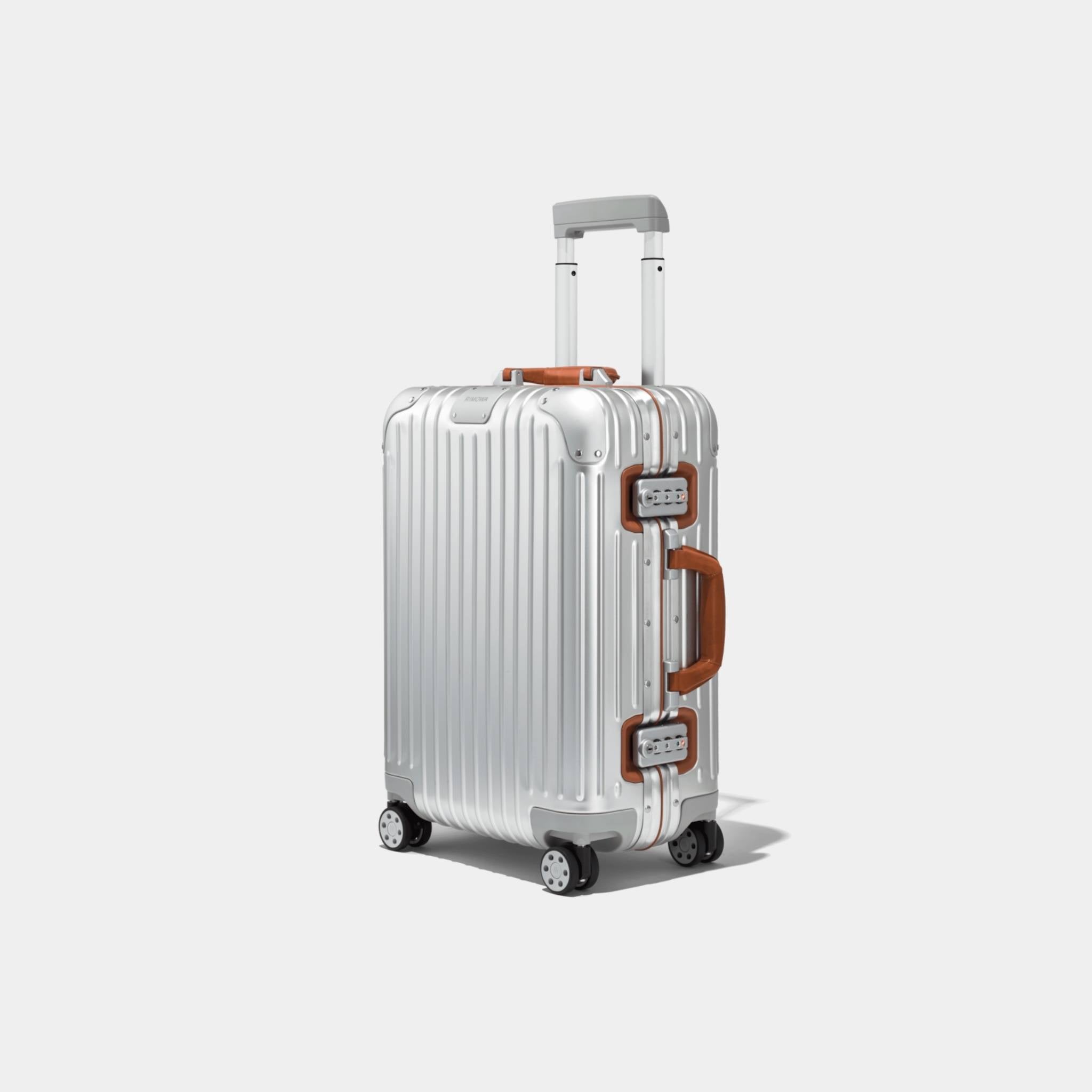 Rimowa Cabin Twist Original, Silver, Brown, Side