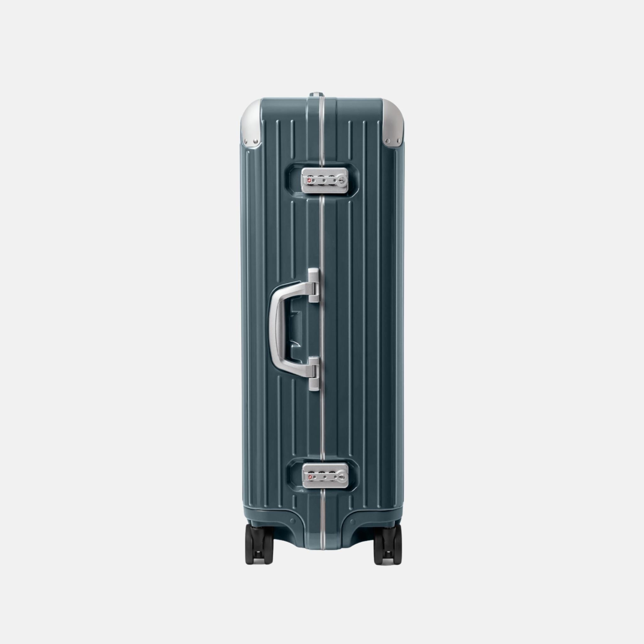 Rimowa Check In L Hybrid, Steel Blue, Side