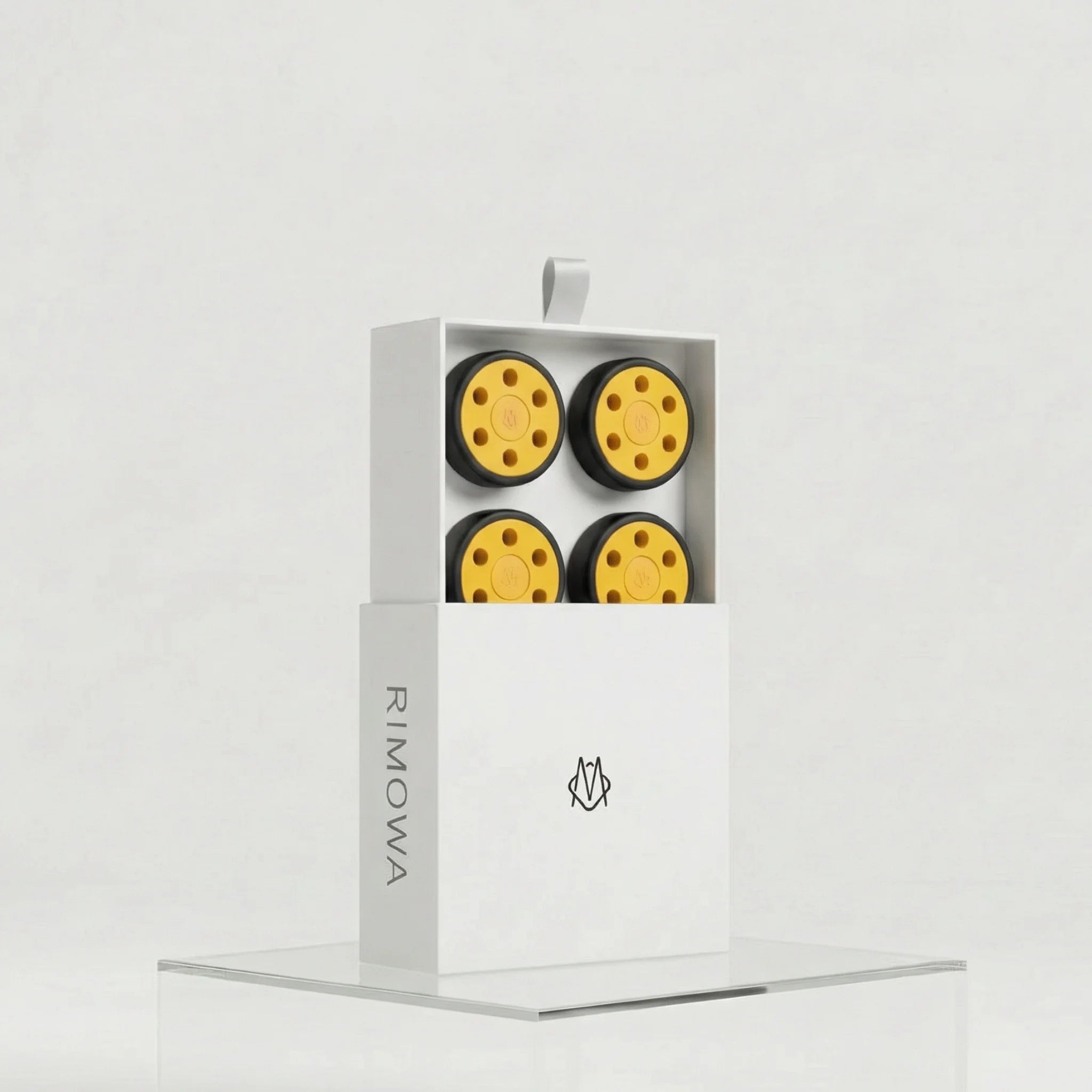 Rimowa Classic Wheels Set, Sunflower Yellow, Box