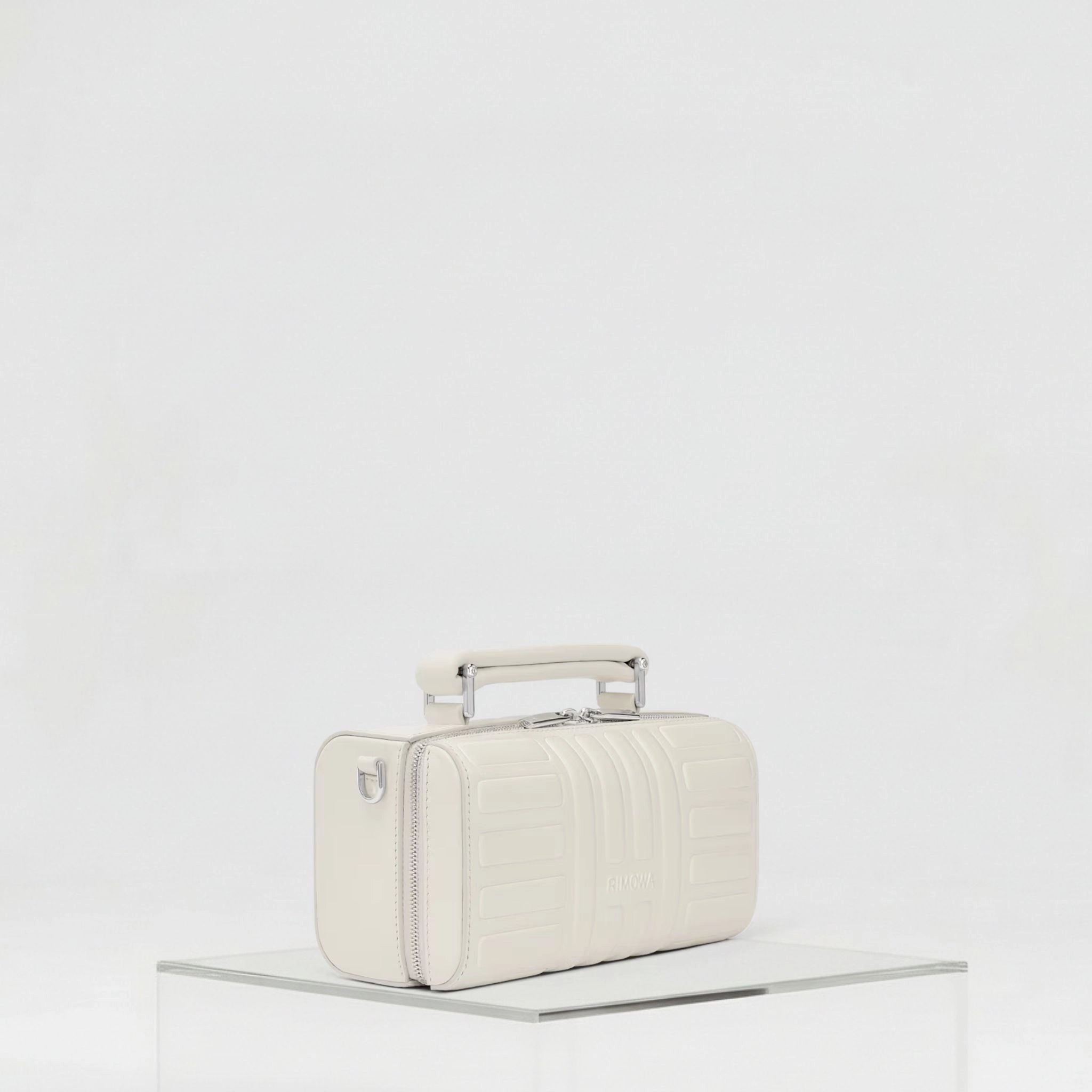 Rimowa Groove Leather Cross Body Bag Small Chalk Beige