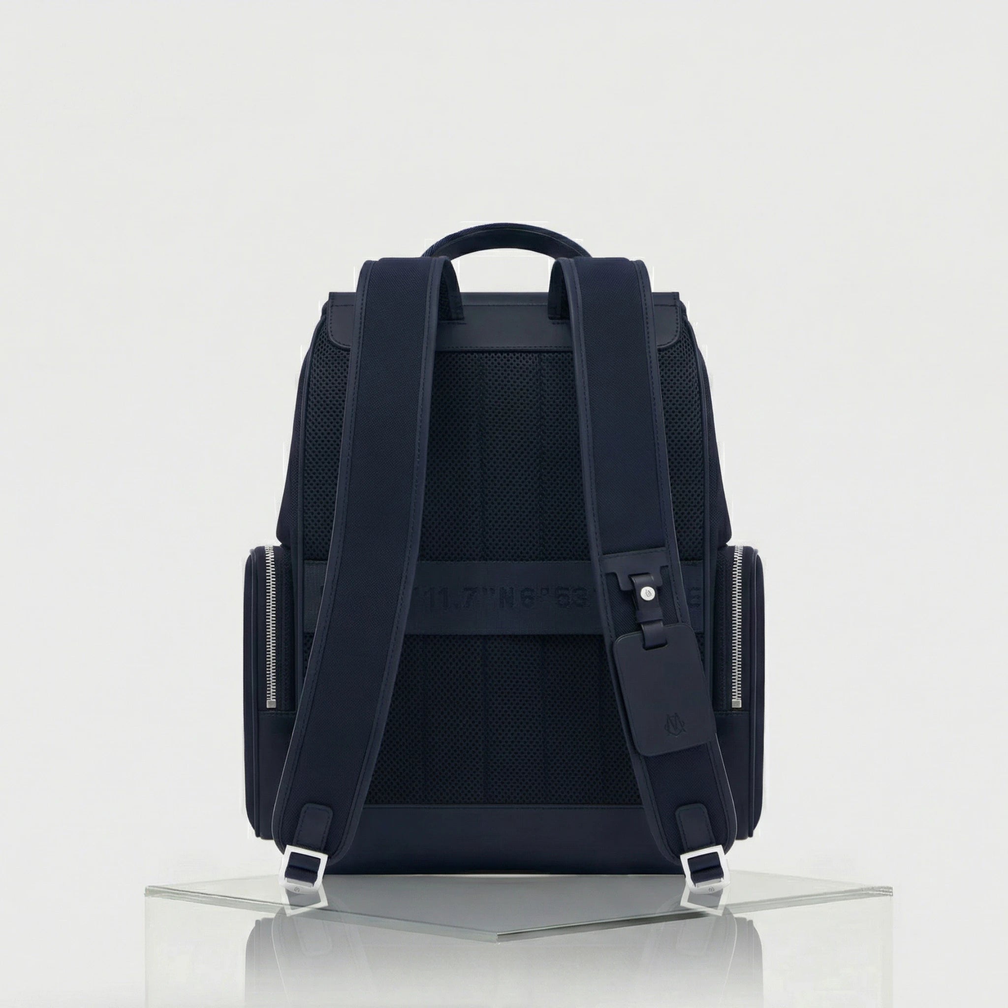 Rimowa Never Still Canvas Flap Backpack Large, Navy Blue, Back